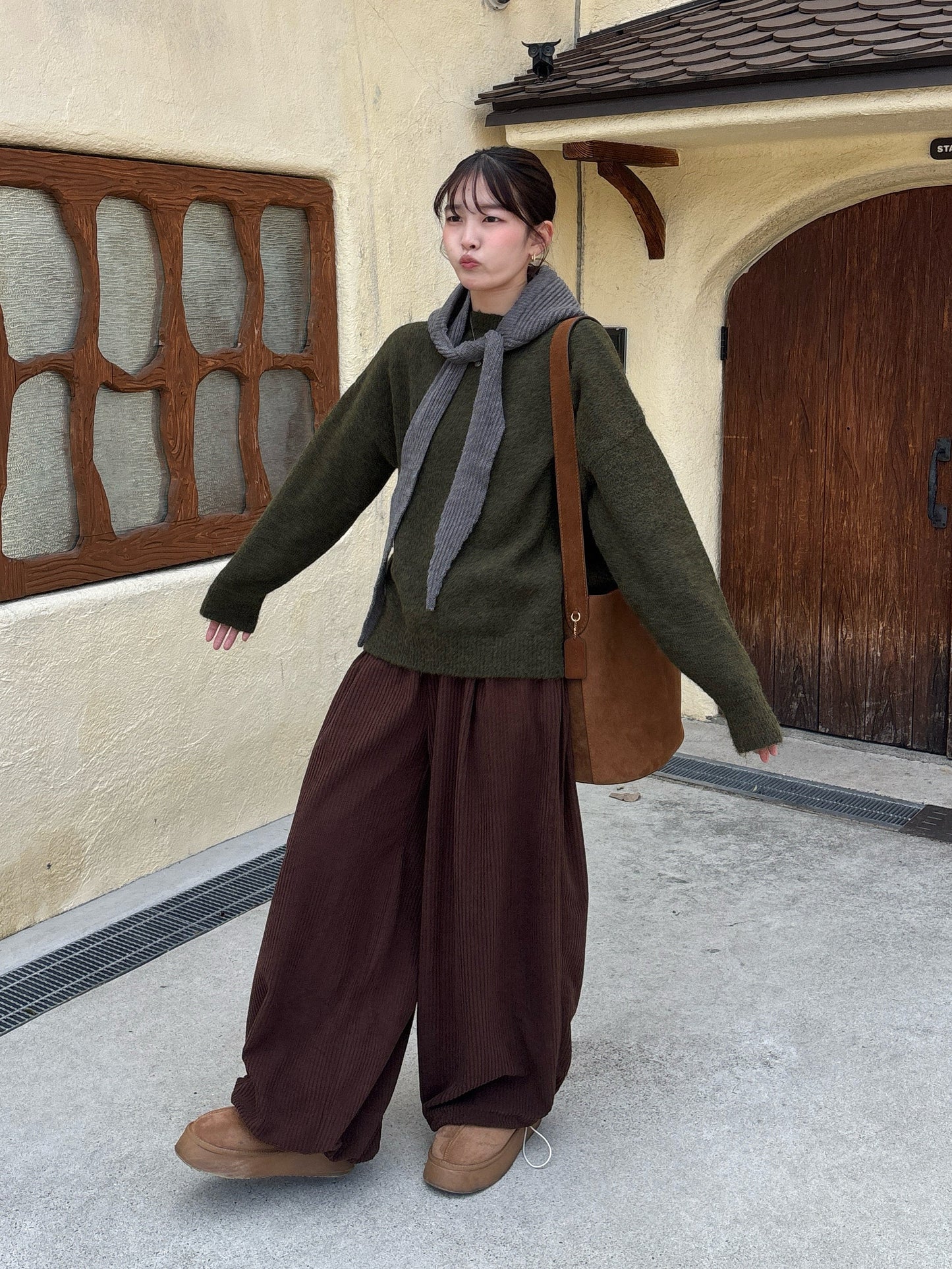 コーデュロイカーブパンツ DPB63261