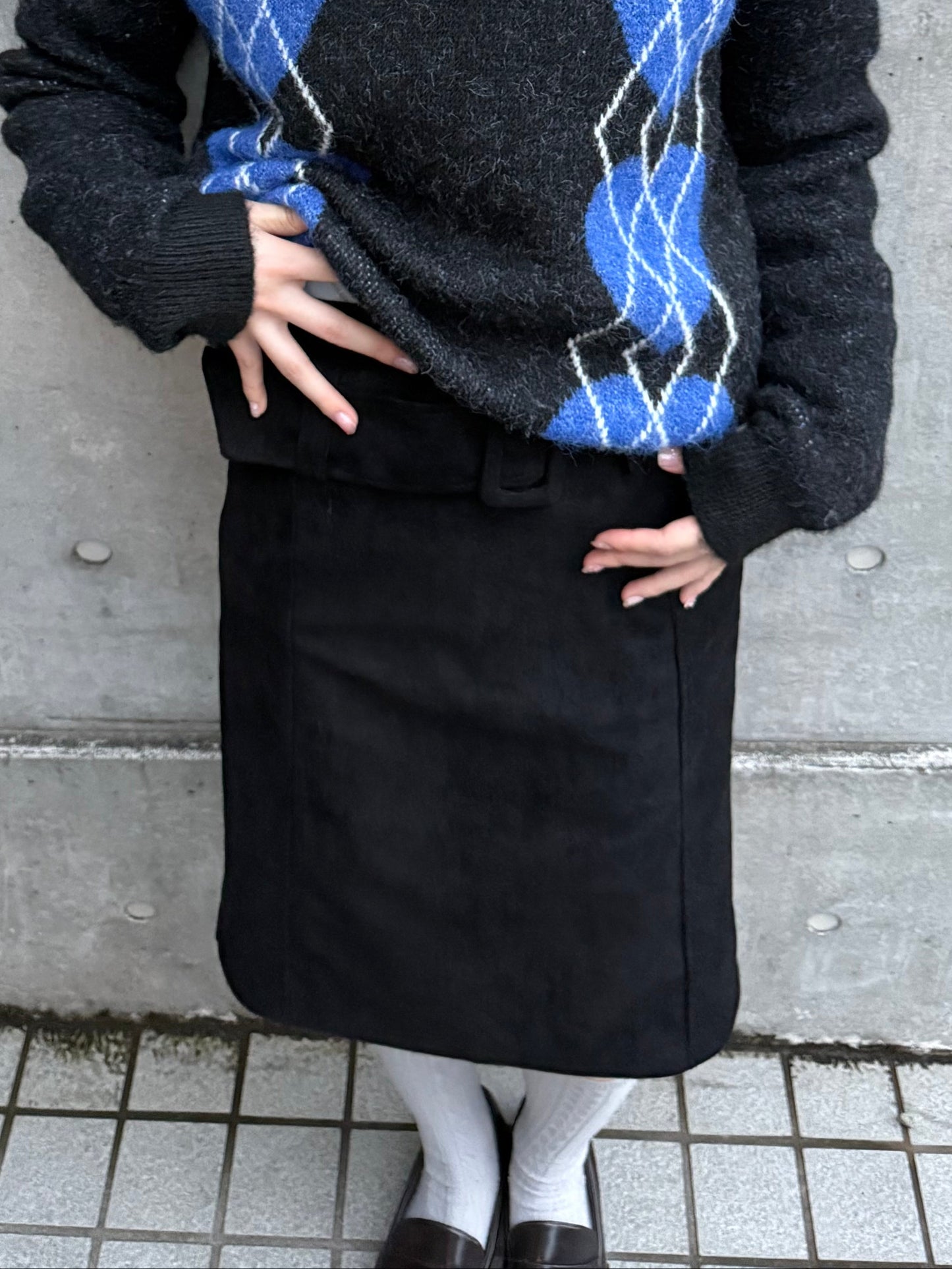 ウエストベルトミディアムスカート DPA43722