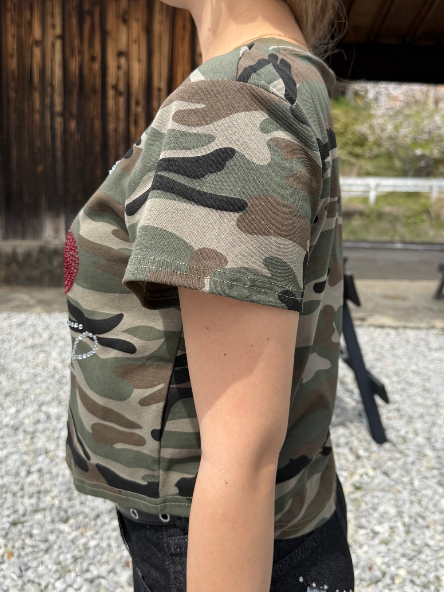 カモフラショートTシャツ DPB73619