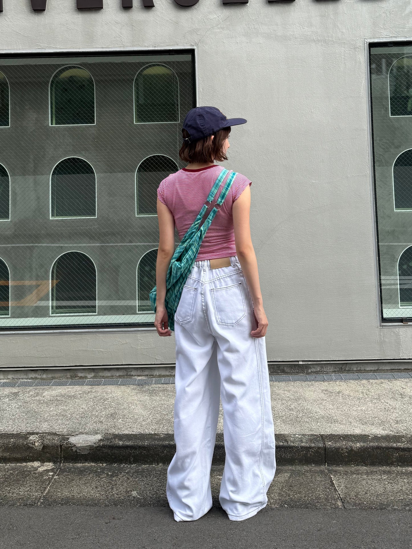 サイド切替デザインデニムパンツ DPB91009