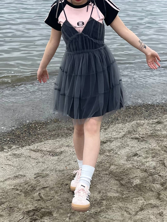 チュールミニワンピース DPB68053