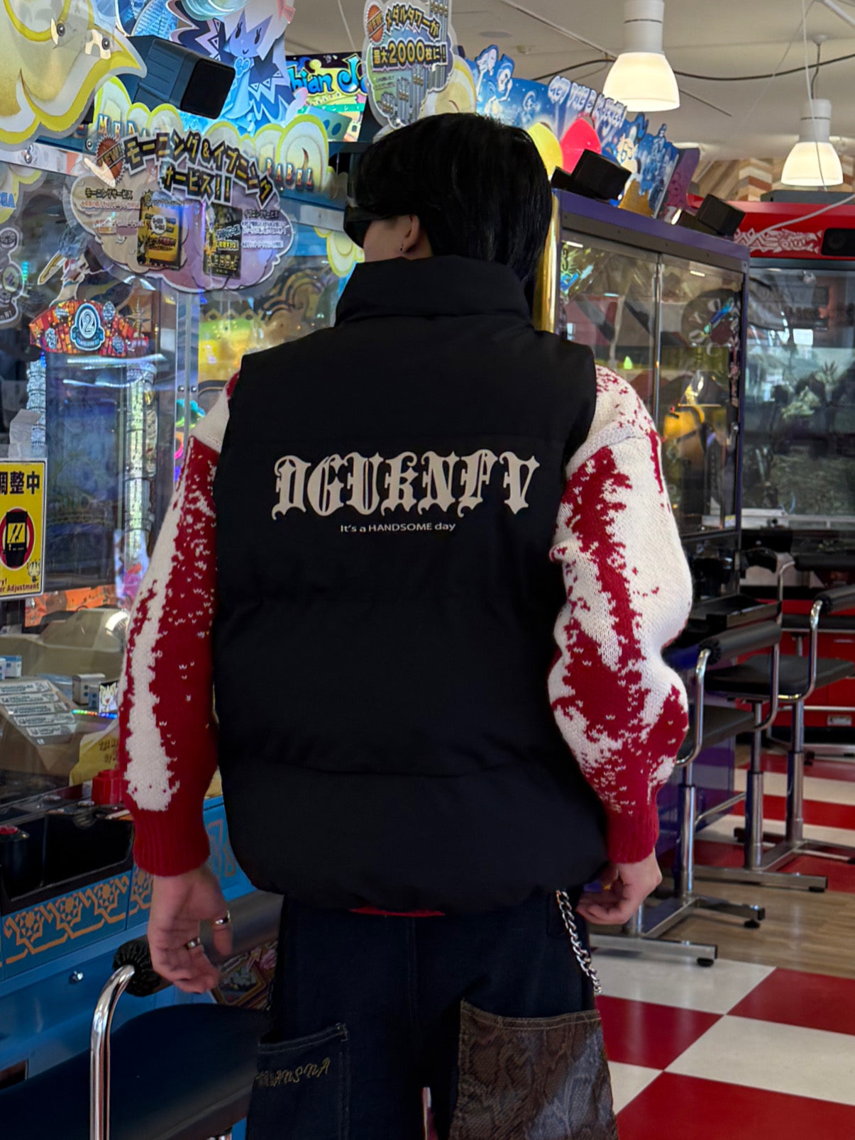 バックロゴダウンベスト DPB90062