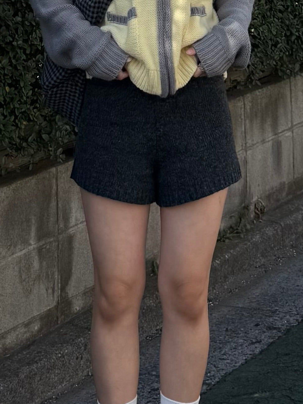 ニットショートパンツ DPB93078