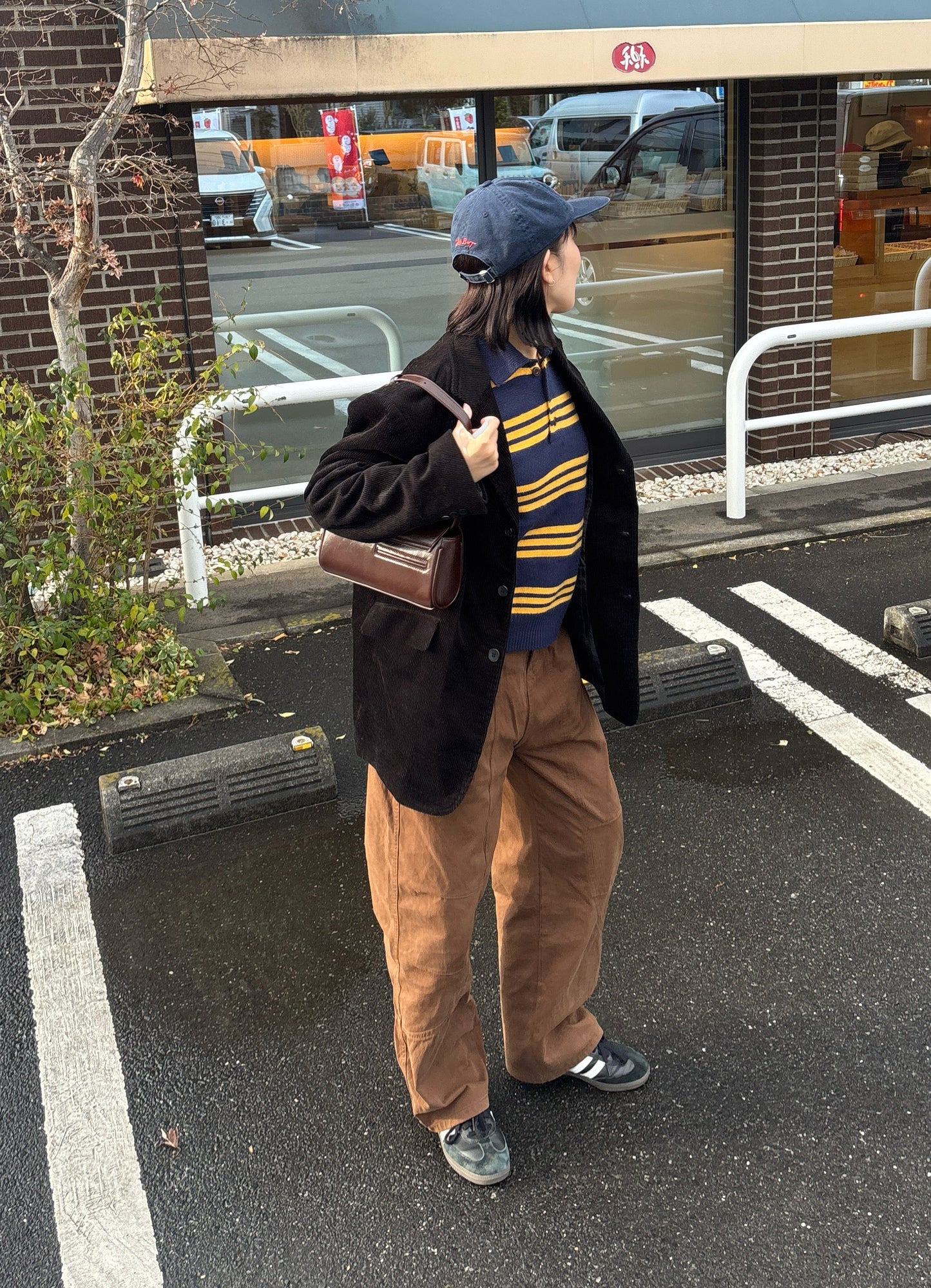 ブラウンワイドパンツ DPB63256