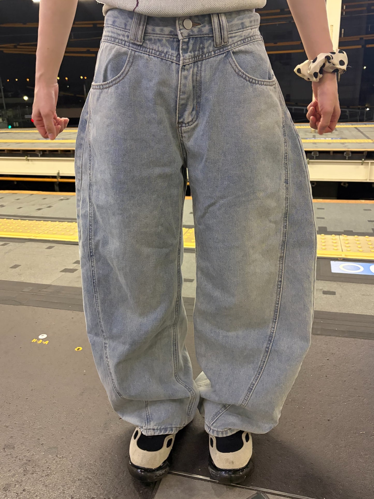 カーブデニムパンツ DPB99126