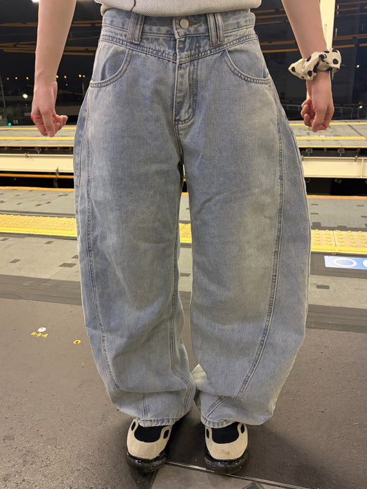 カーブデニムパンツ DPB99126