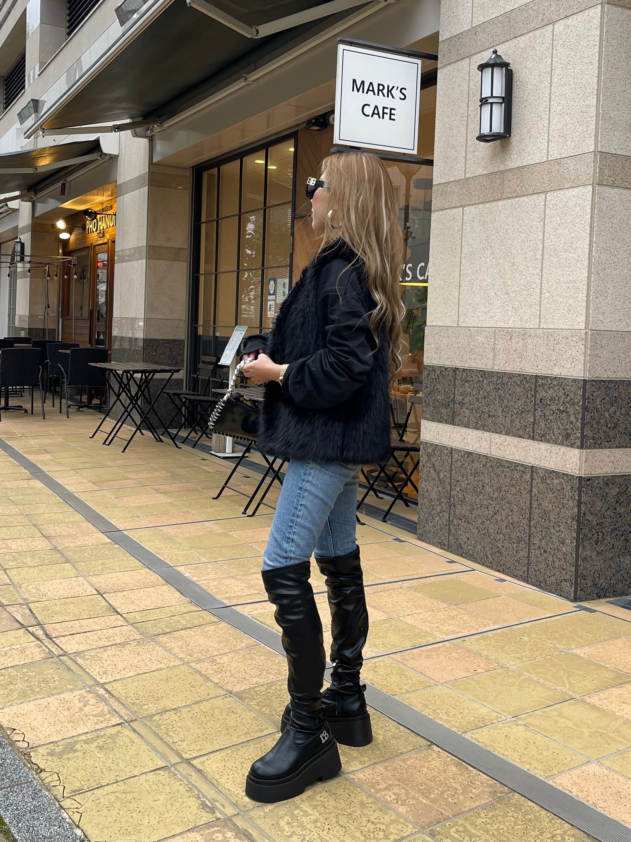 ZARA - ZARA クロップド フェイクファー ベスト XSサイズ