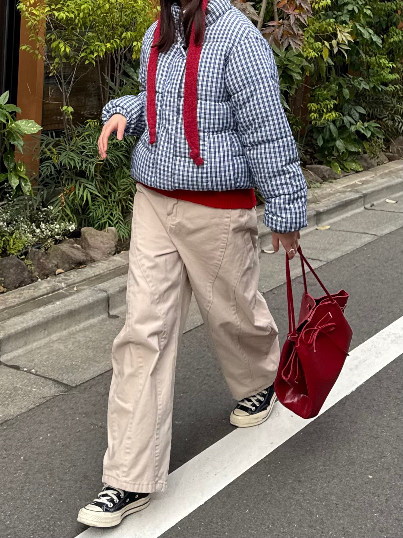 ギンガムチェックダウンジャケット DPB91052