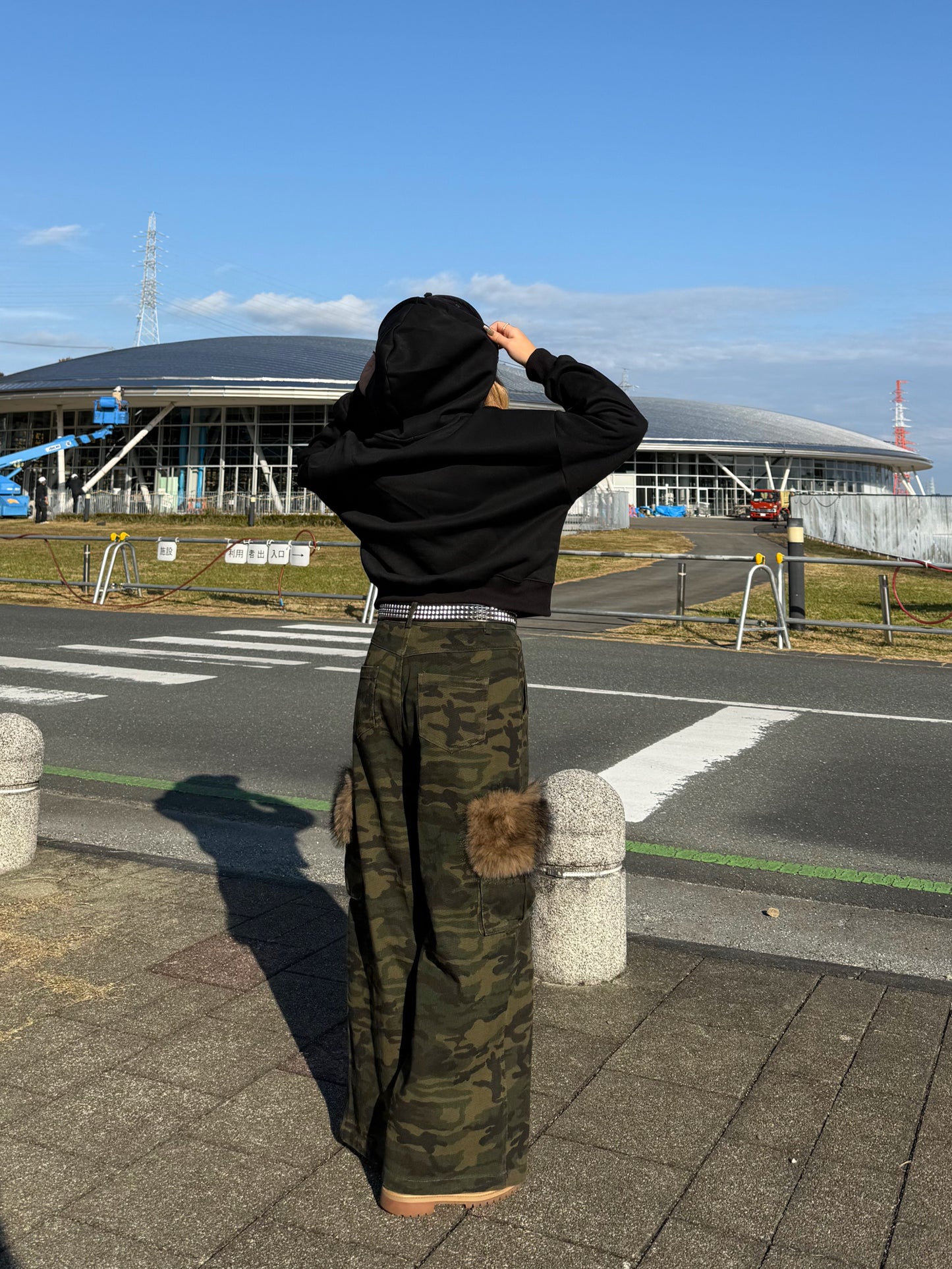 【即納】ポイントカモフラファーパンツ DPB73504S