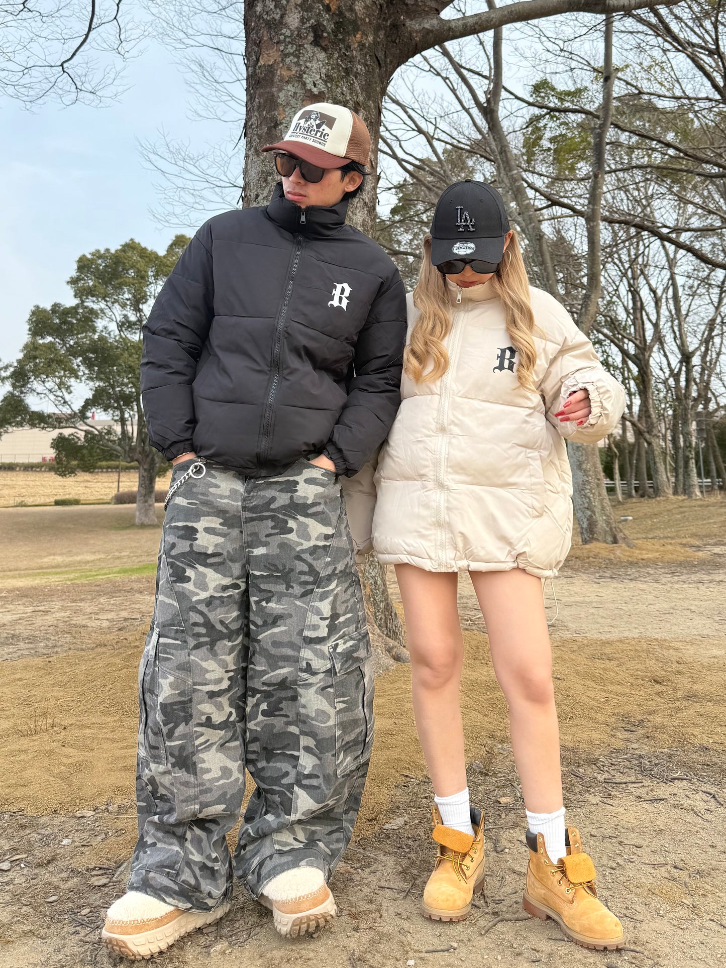 ユニセックスロゴダウン DPB73584