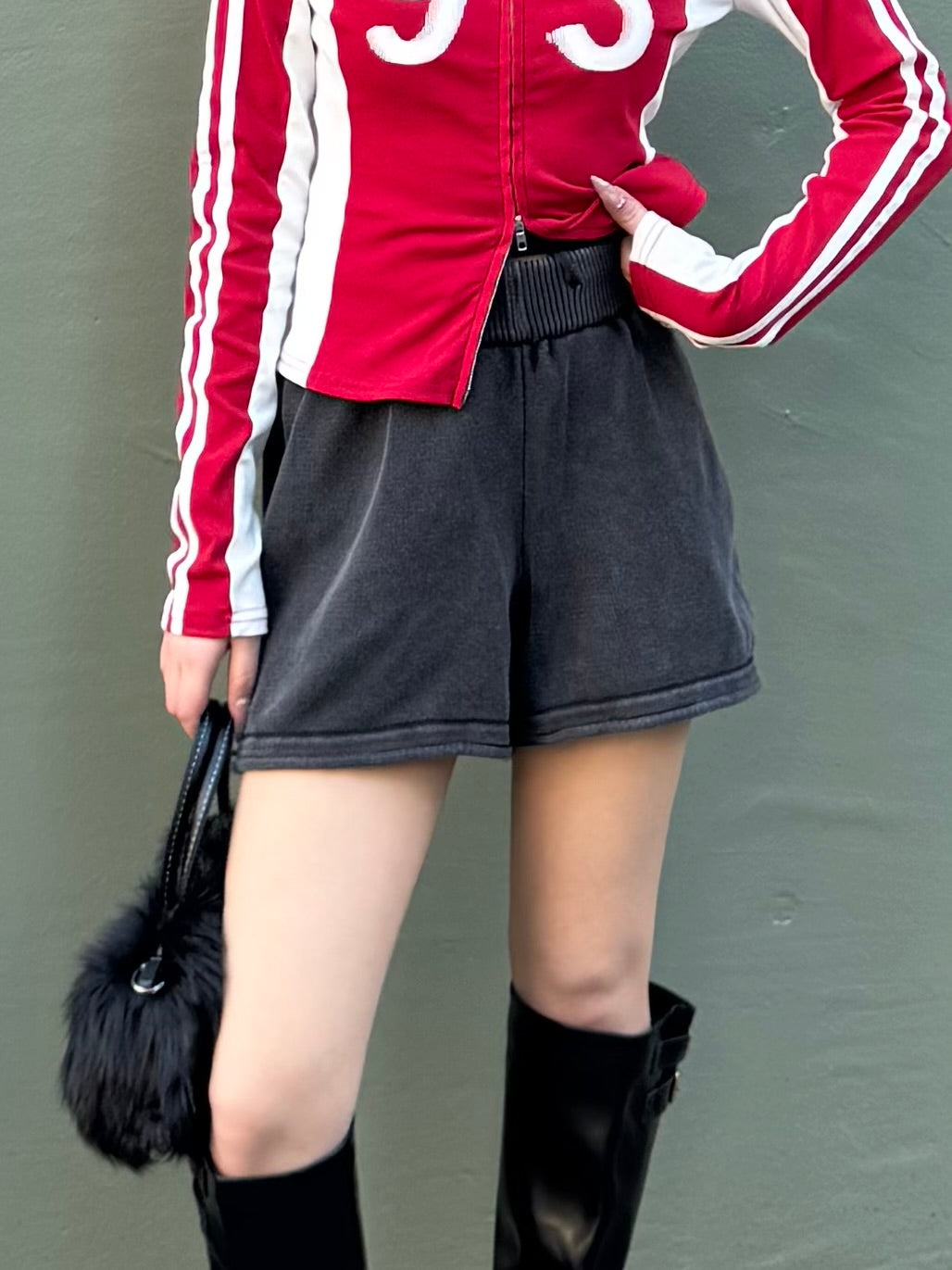 フェードスウェットショートパンツ DPB86225