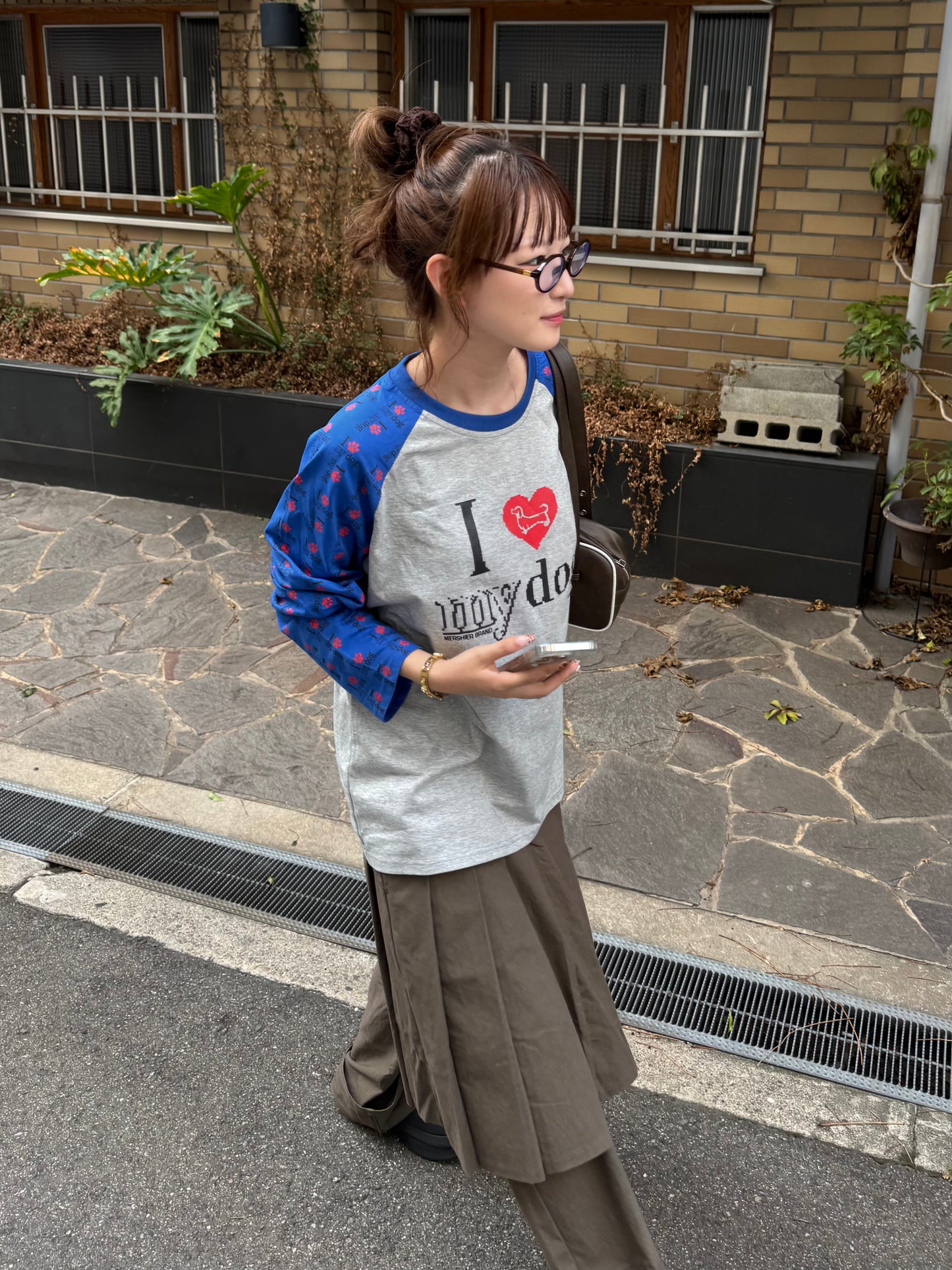 dogラグランTシャツ DPB85332