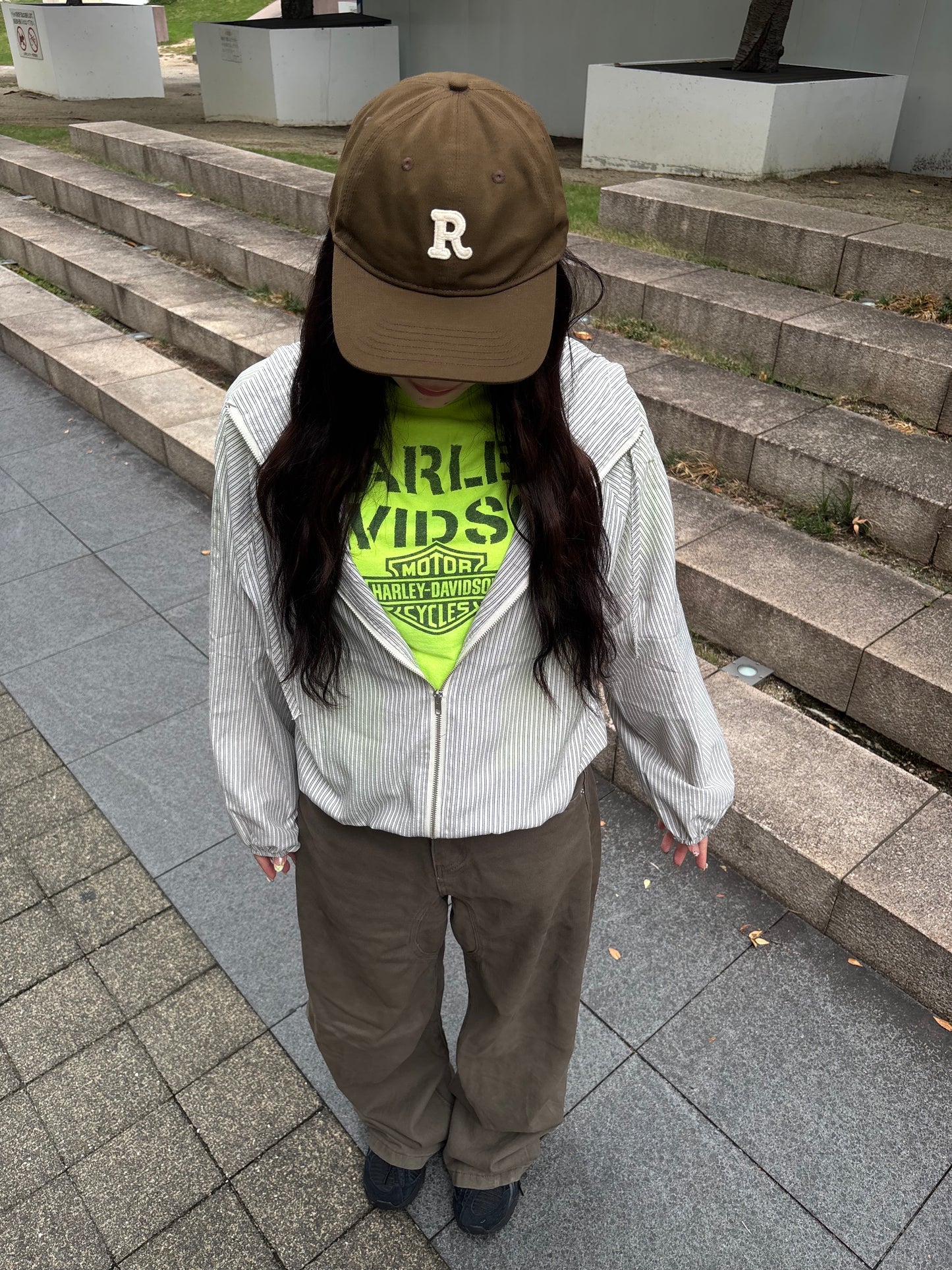 ストライプマウンテンパーカー DPB89081