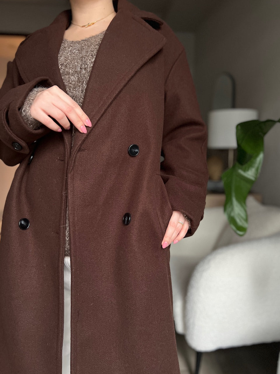 ダブルボタンチェスターコート DPB56359