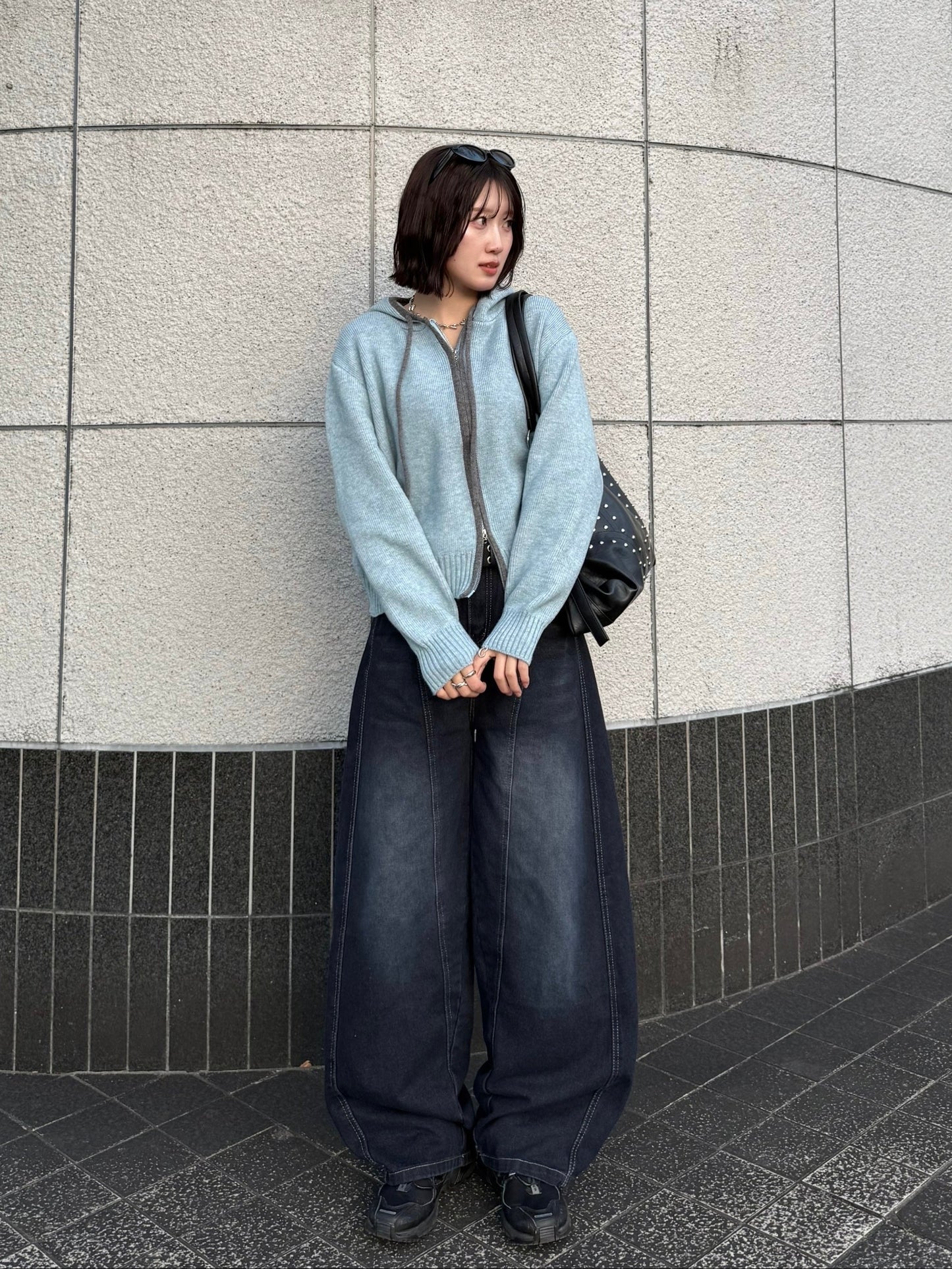 ダブルジップニットパーカー DPB93074