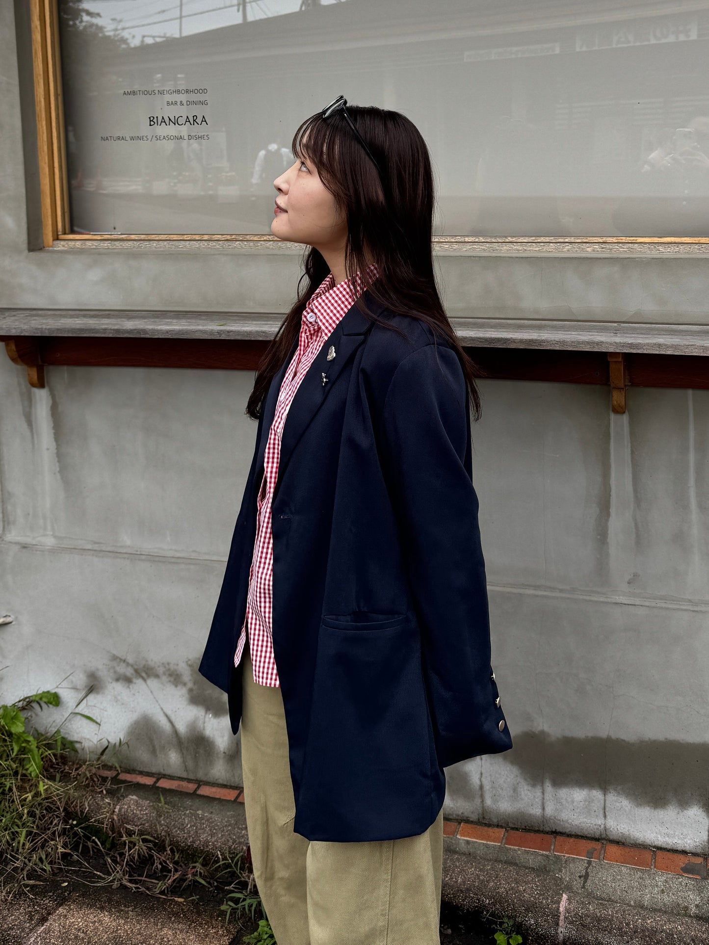 チェックワイドシャツ DPB78194