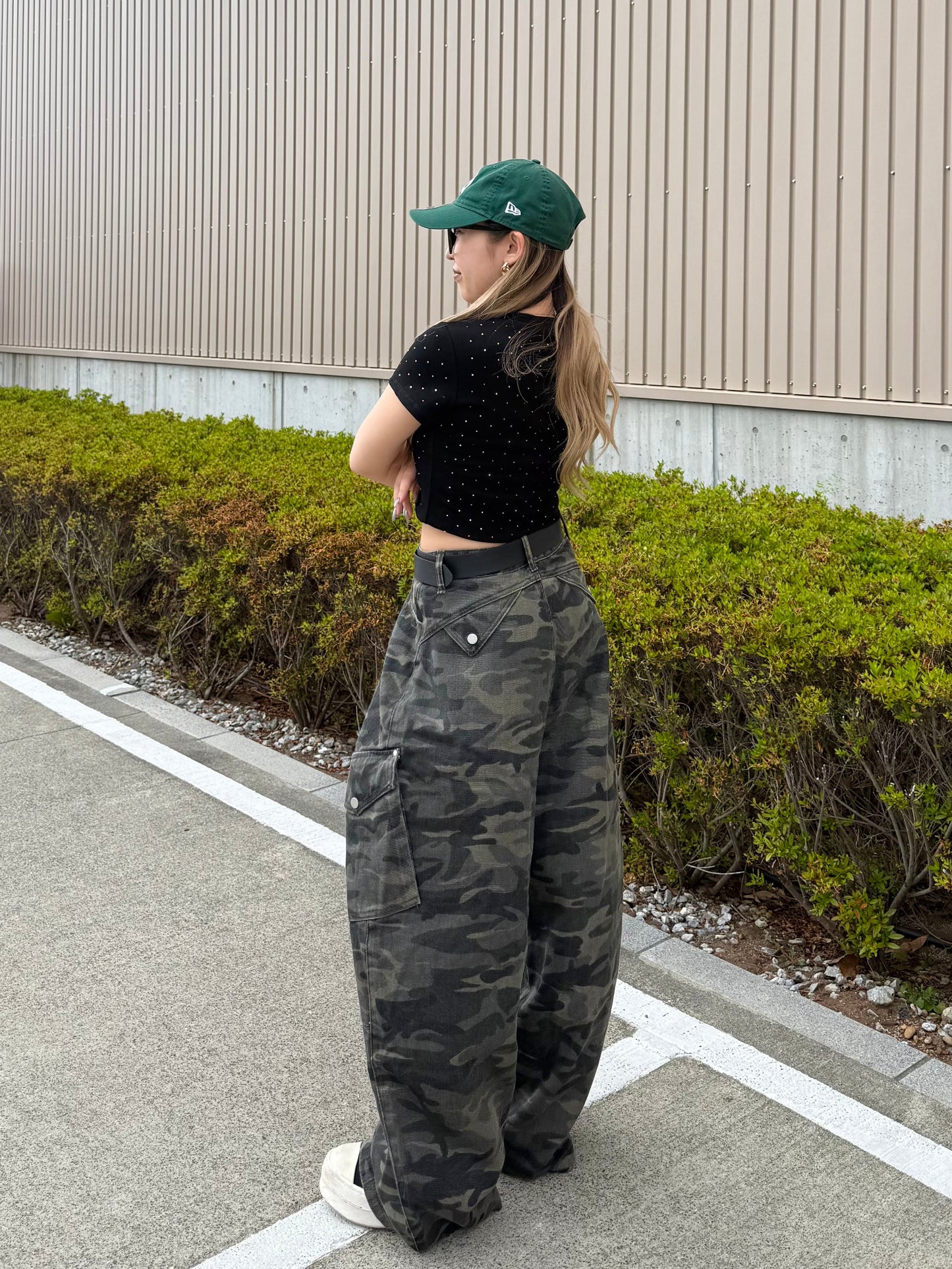 カモフラワイドパンツ DPB73493