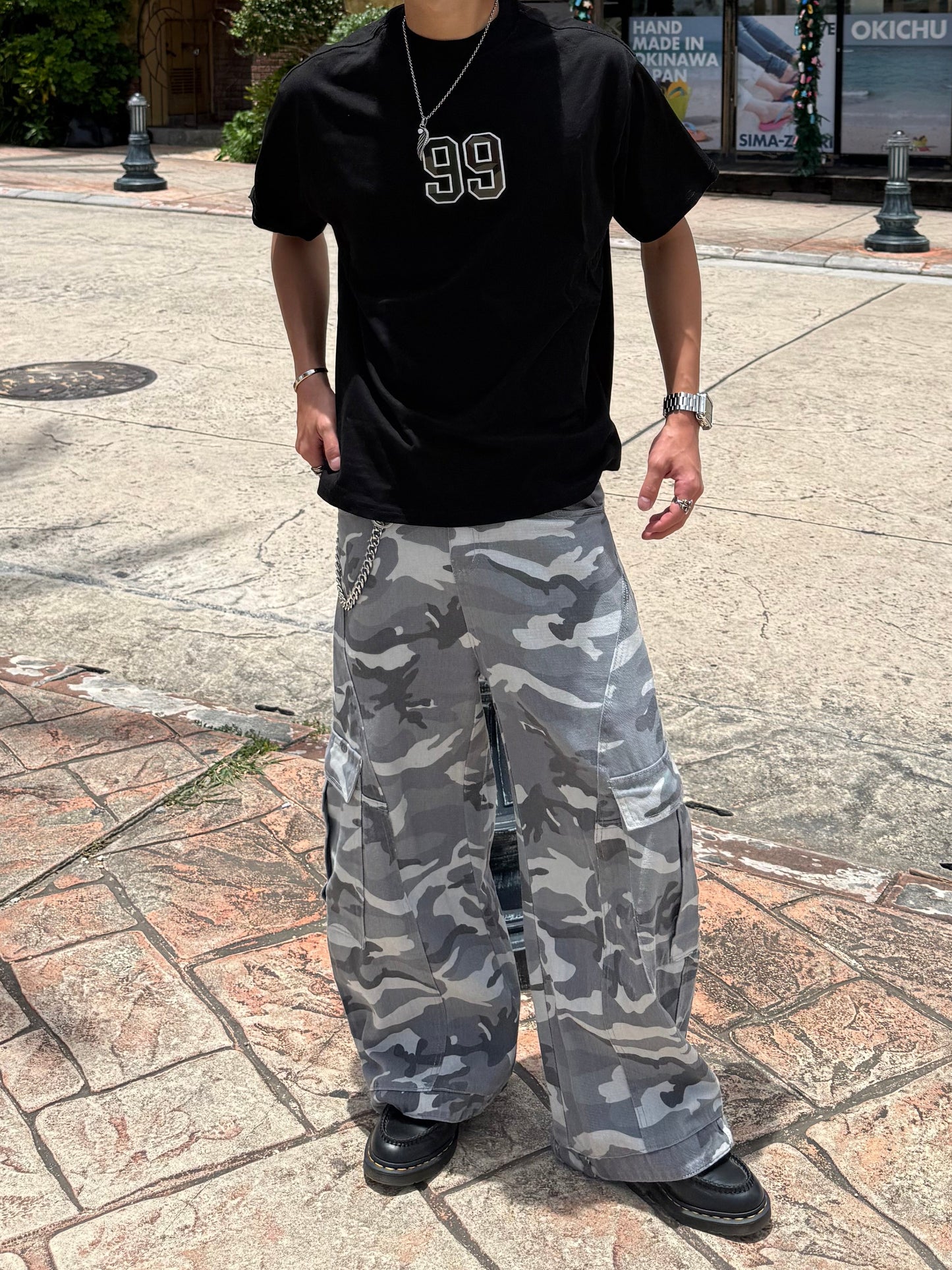 【即納】99カモフラロゴTシャツ DPB73675S