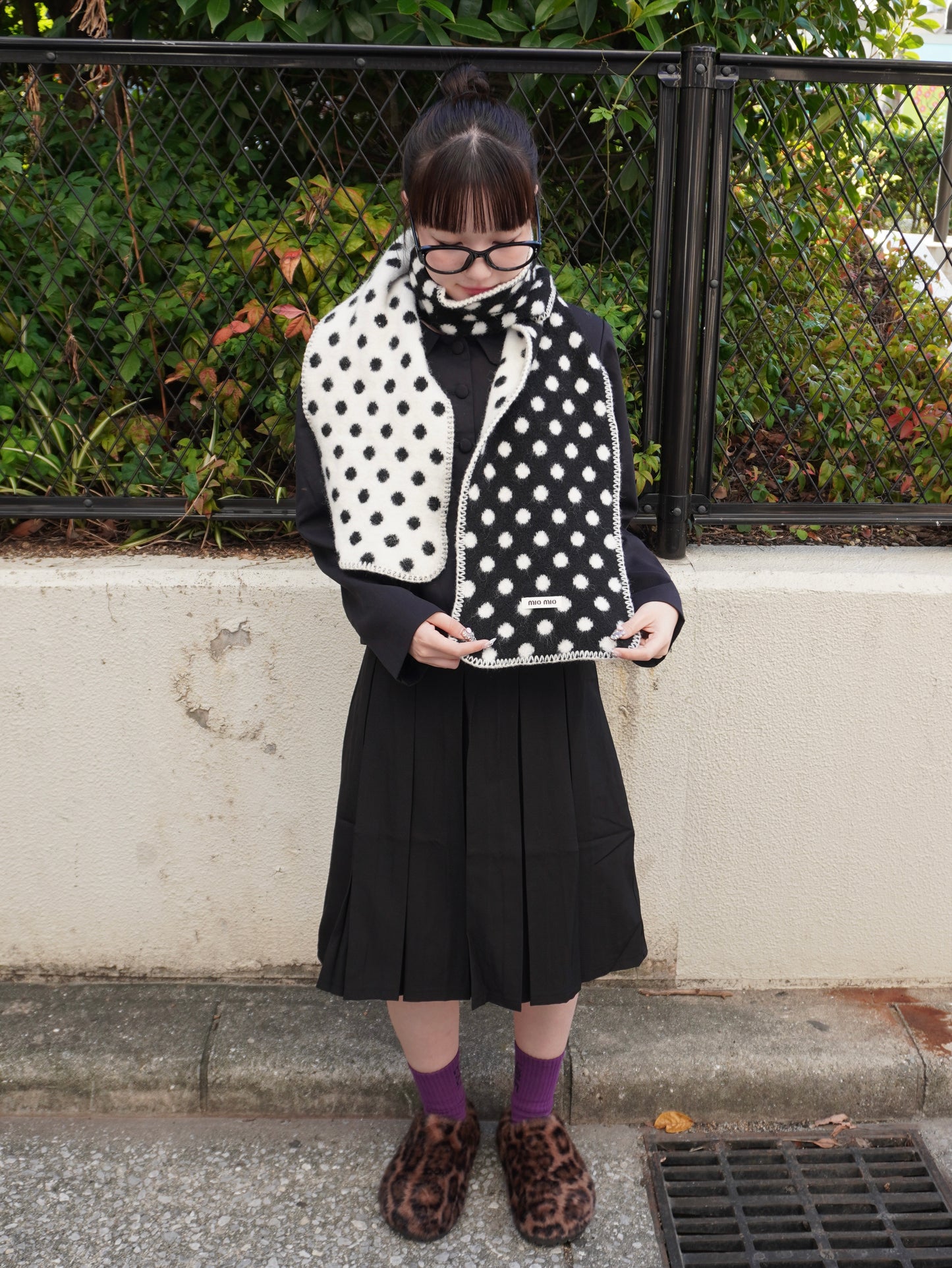 ドットバイカラーマフラー DPB85384