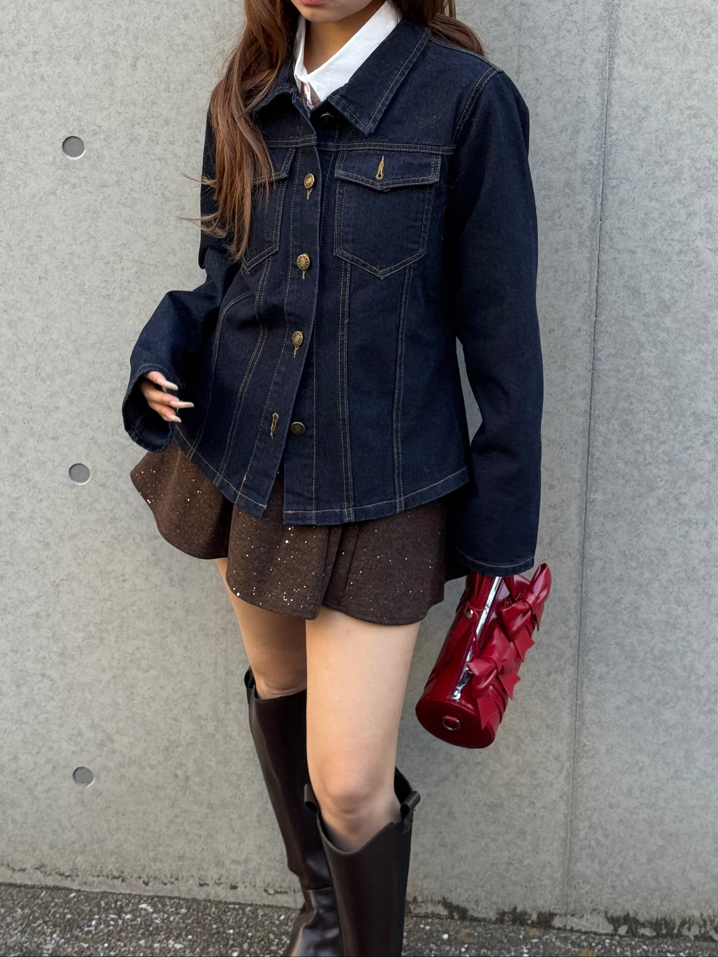 ウエストスリムデニムジャケット DPB86194