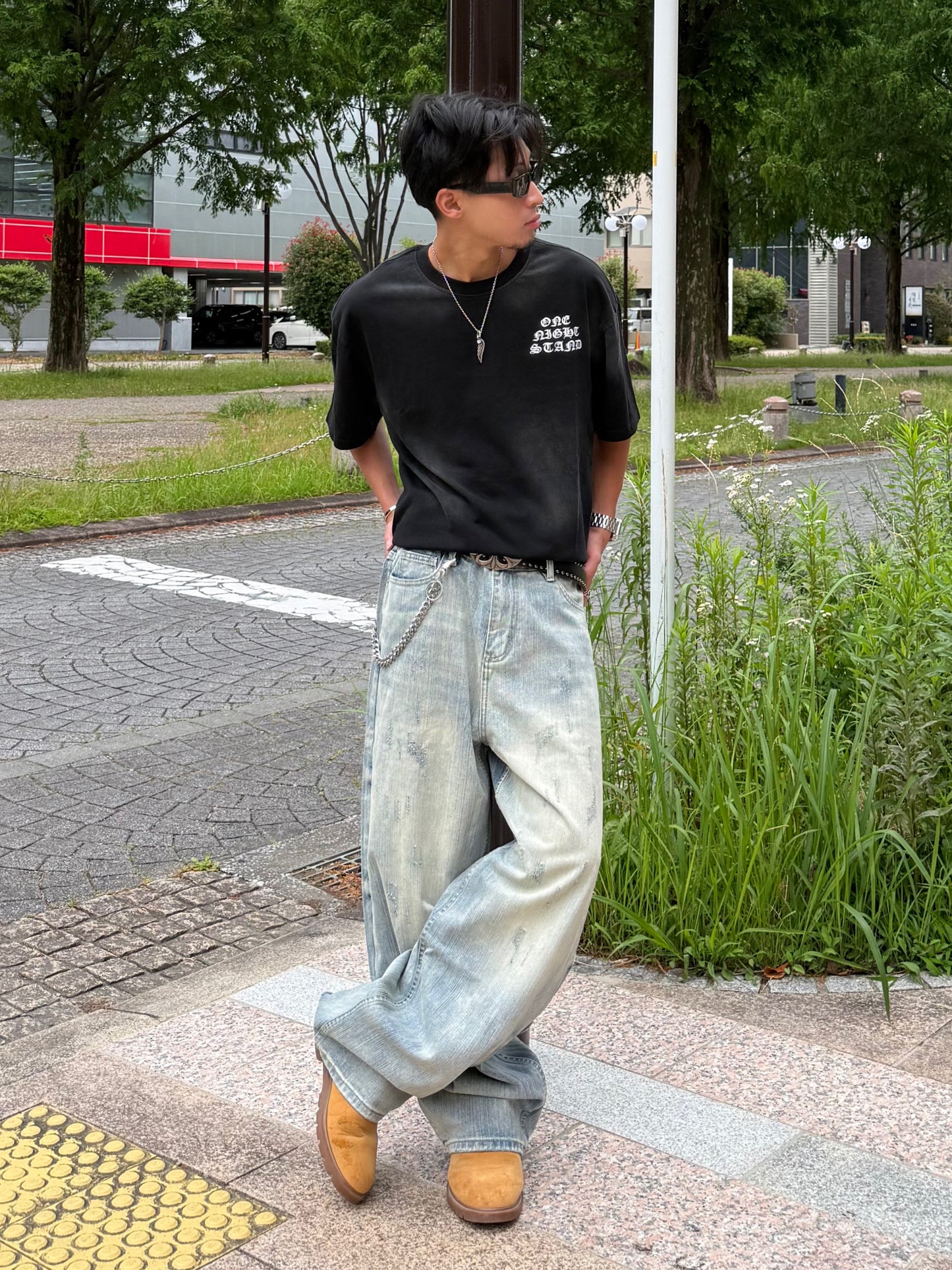 【即納】ウォッシュバルーンデニムパンツ DPB90219S