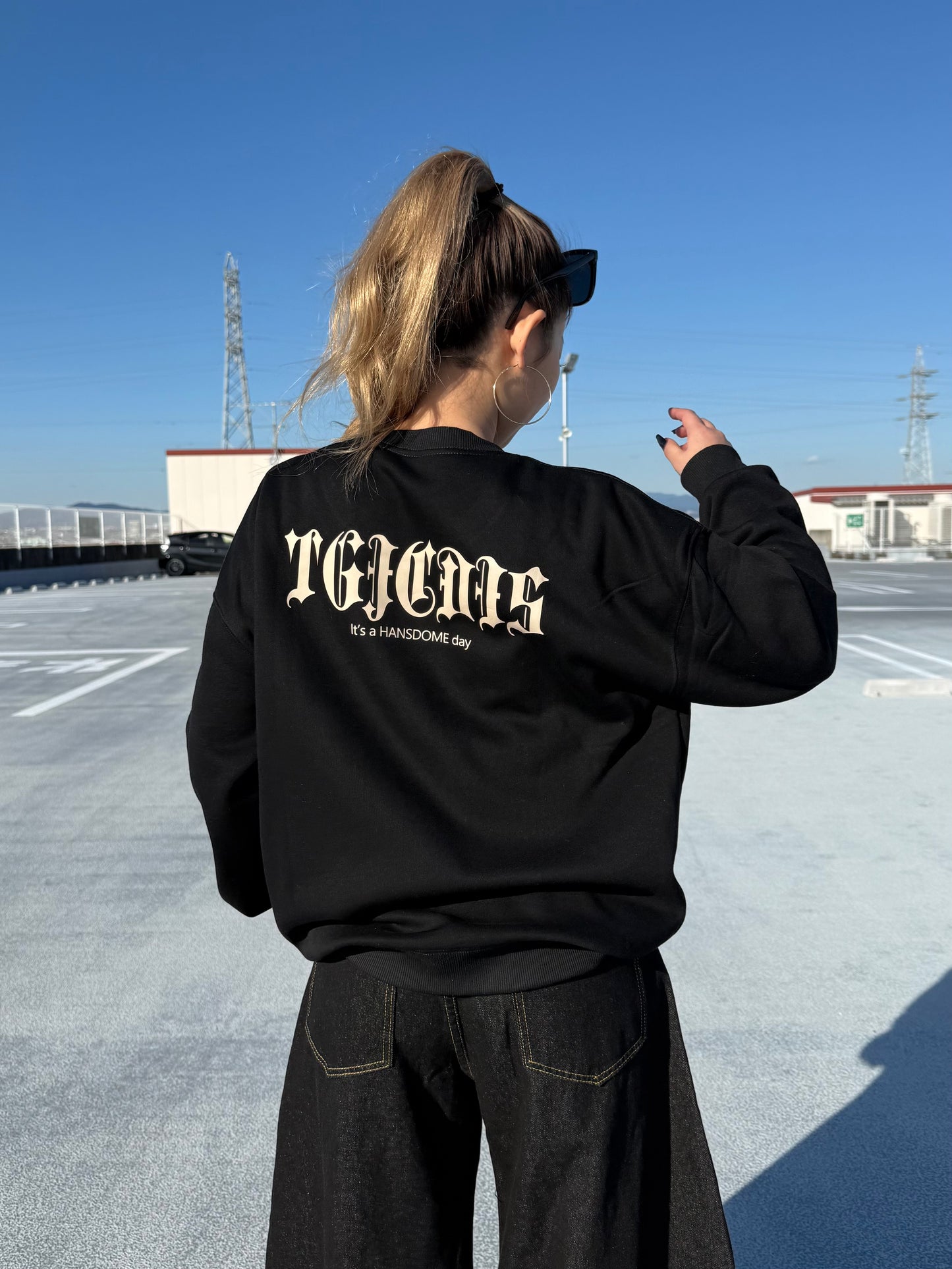 ユニセックスロゴスウェット DPB73563