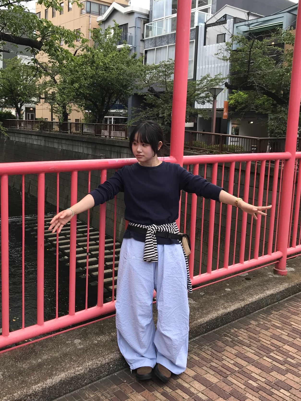 ストライプバルーンパンツ DPC04094