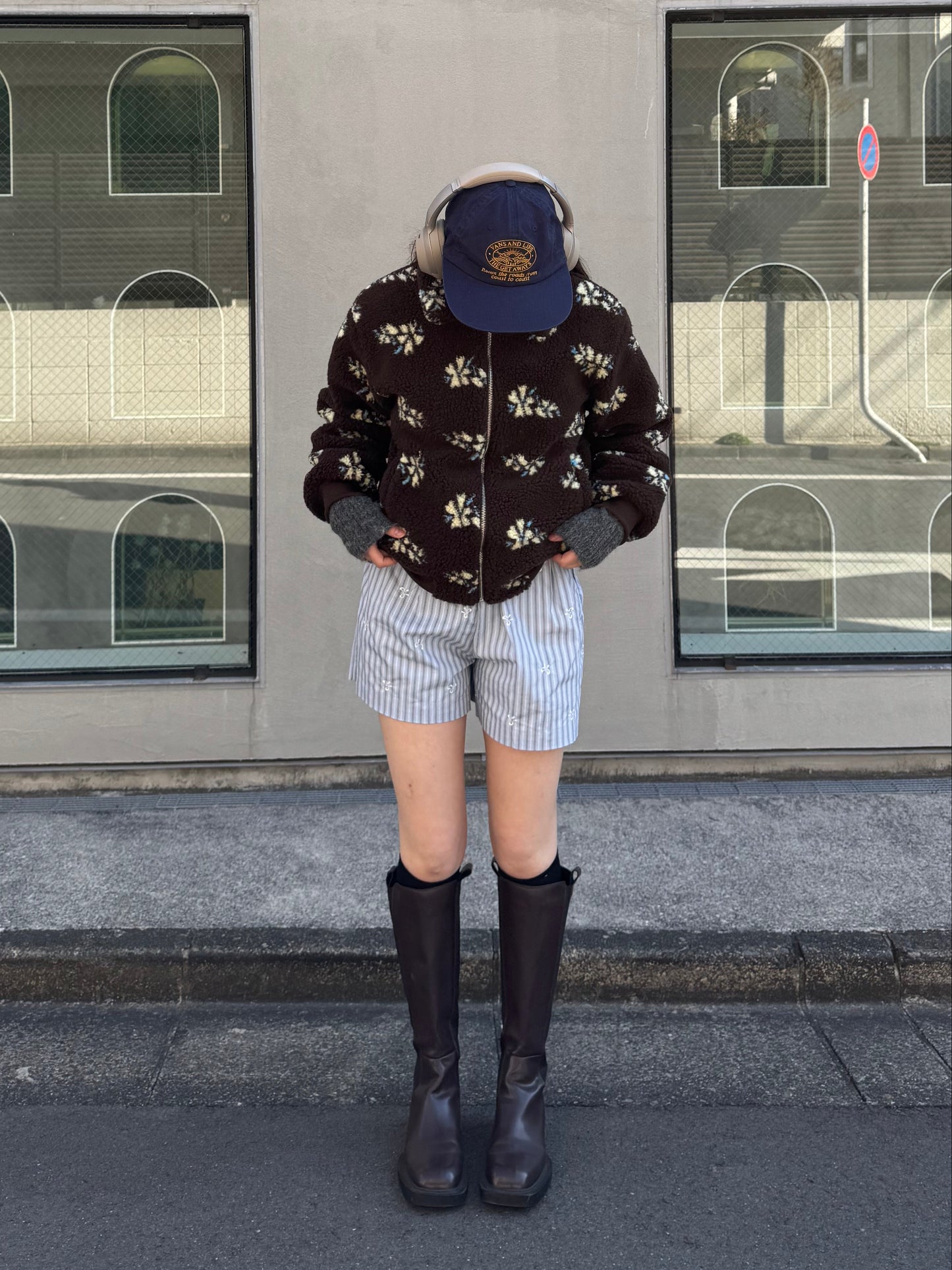 フラワーボアジャケット DPB91068