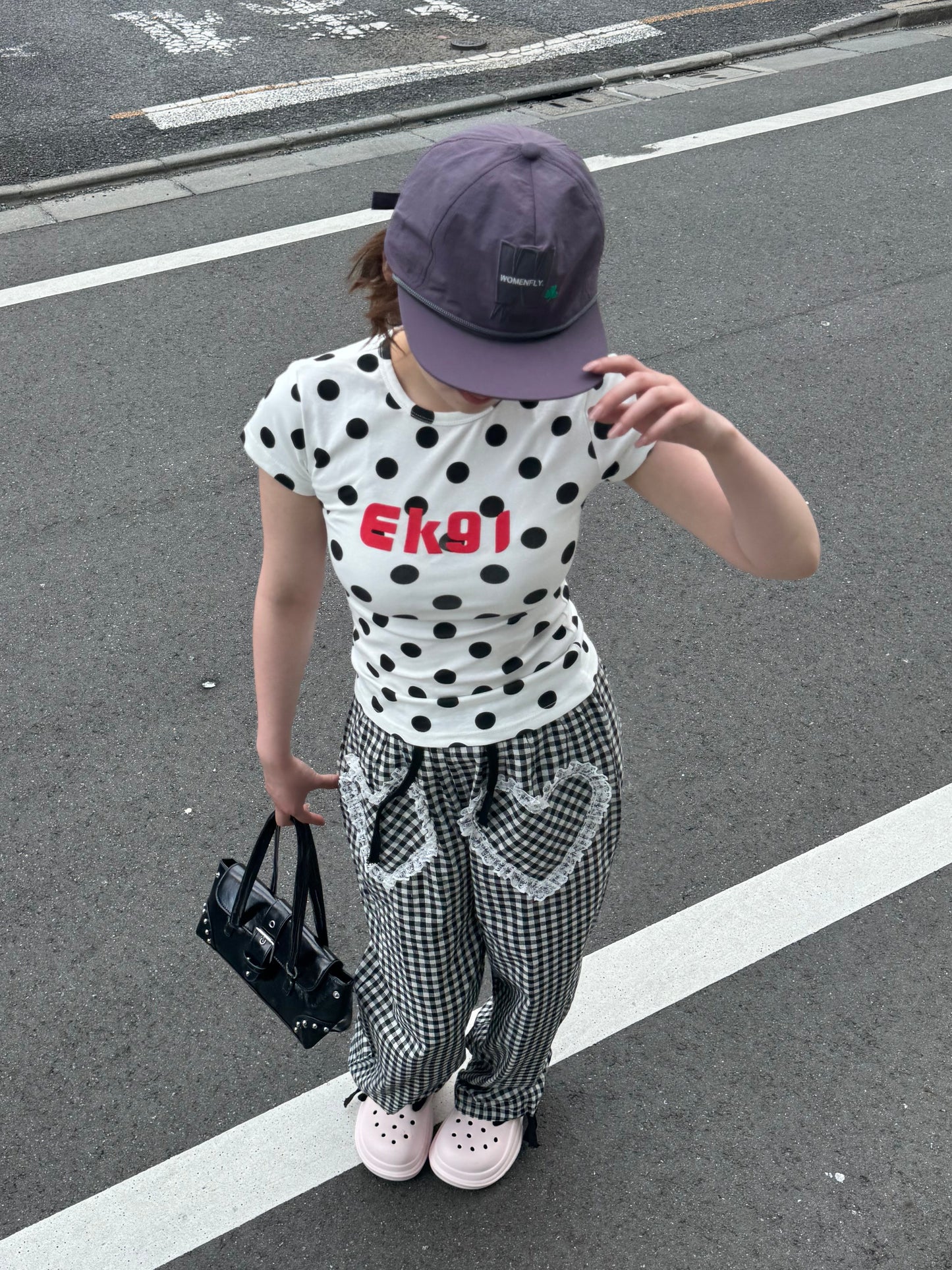 フロントハートチェックパンツ DPB91144