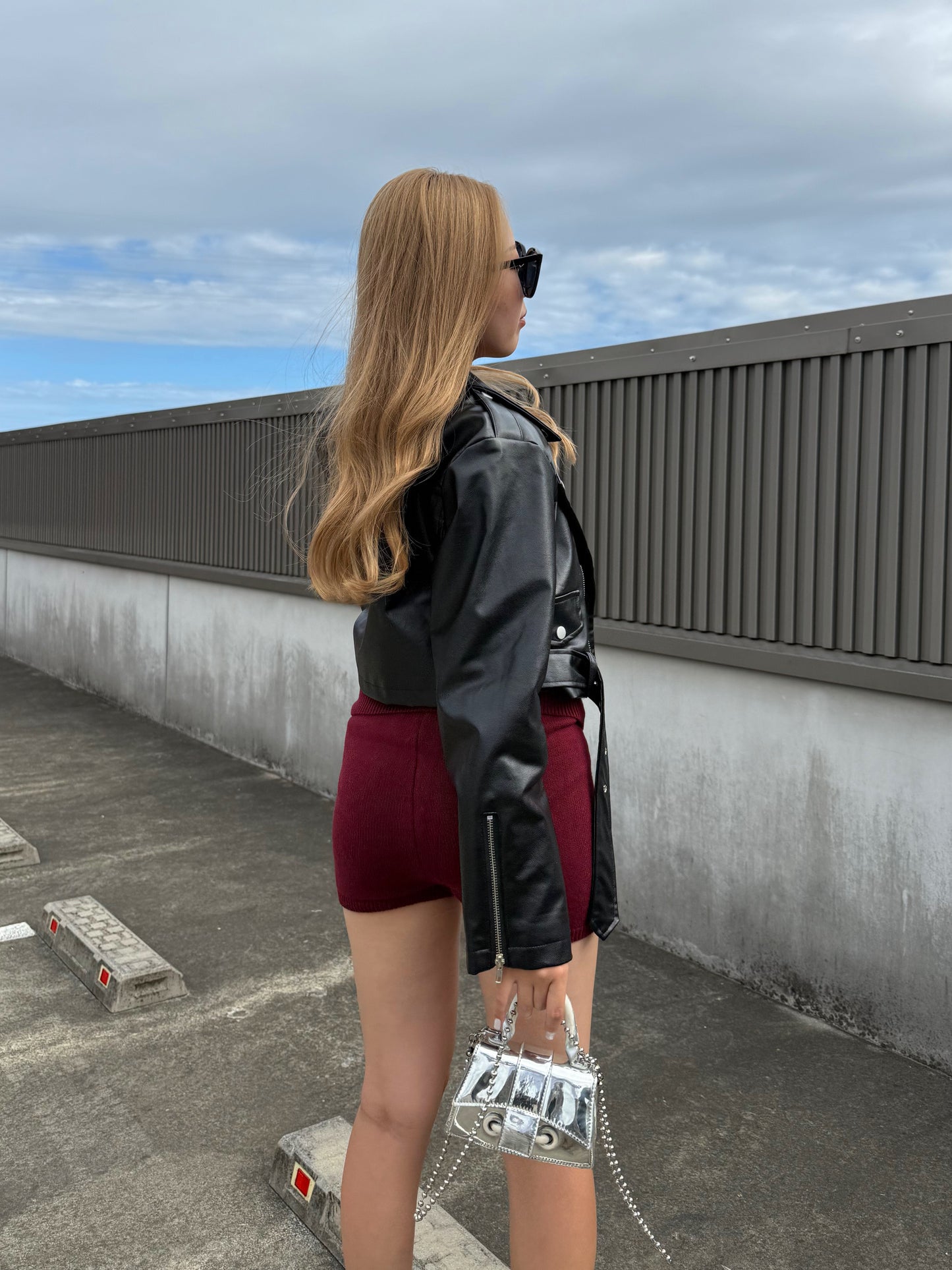 ウエストデザインニットパンツ DPB73506