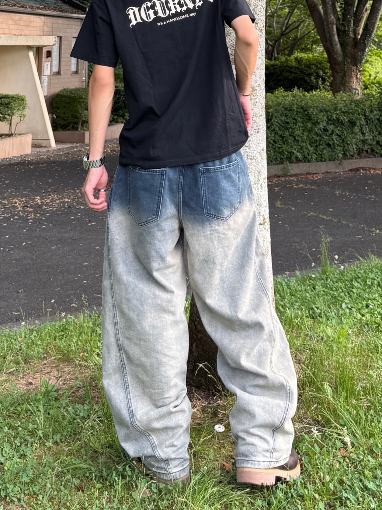 Kenshin_グラデーションバルーンデニムパンツ DPB73377