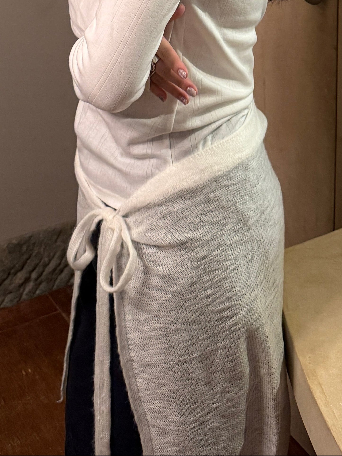 レイヤードニットスカート DPB78240