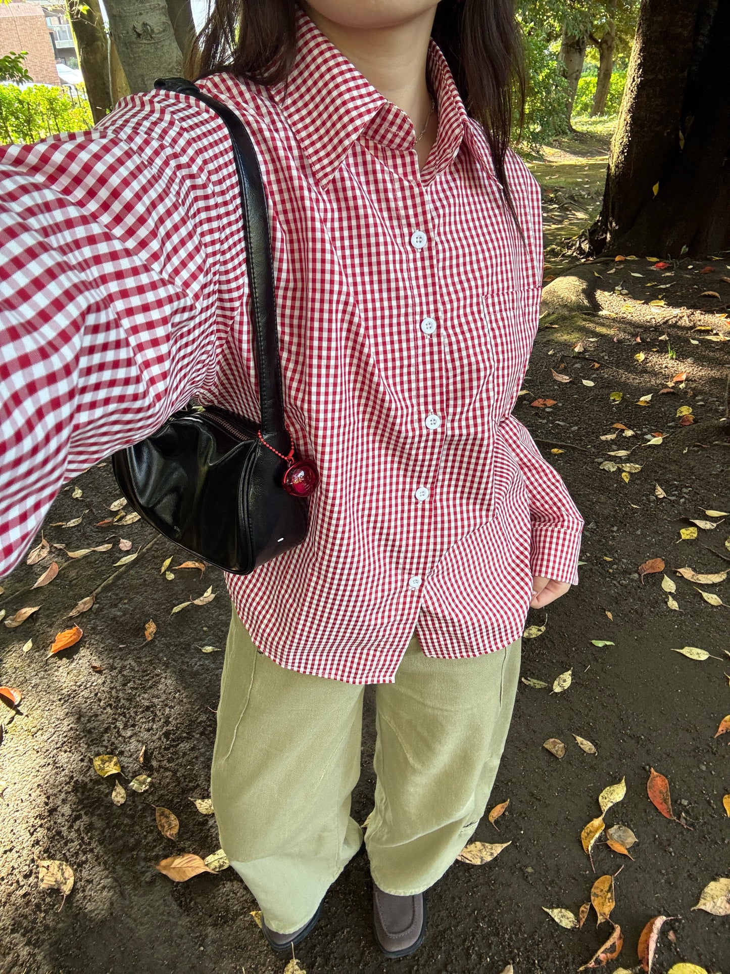 チェックワイドシャツ DPB78194