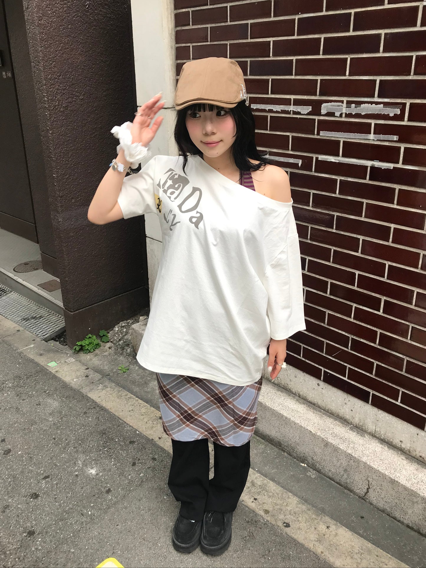 【即納】ワンショルダーオーバーT DPB89287S