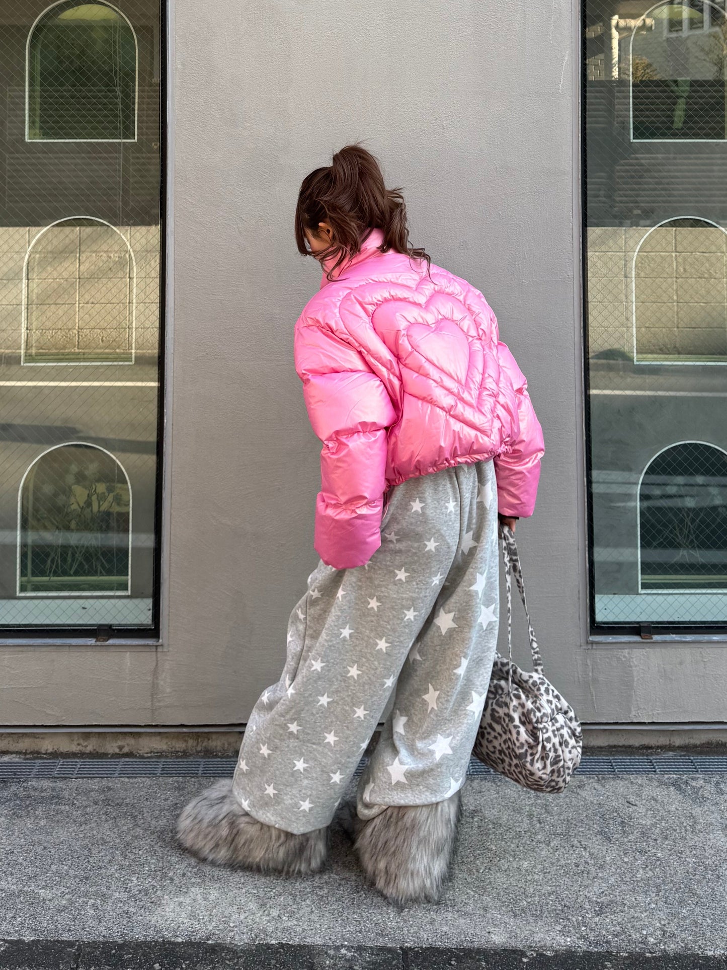 バックハートダウンジャケット DPB86179