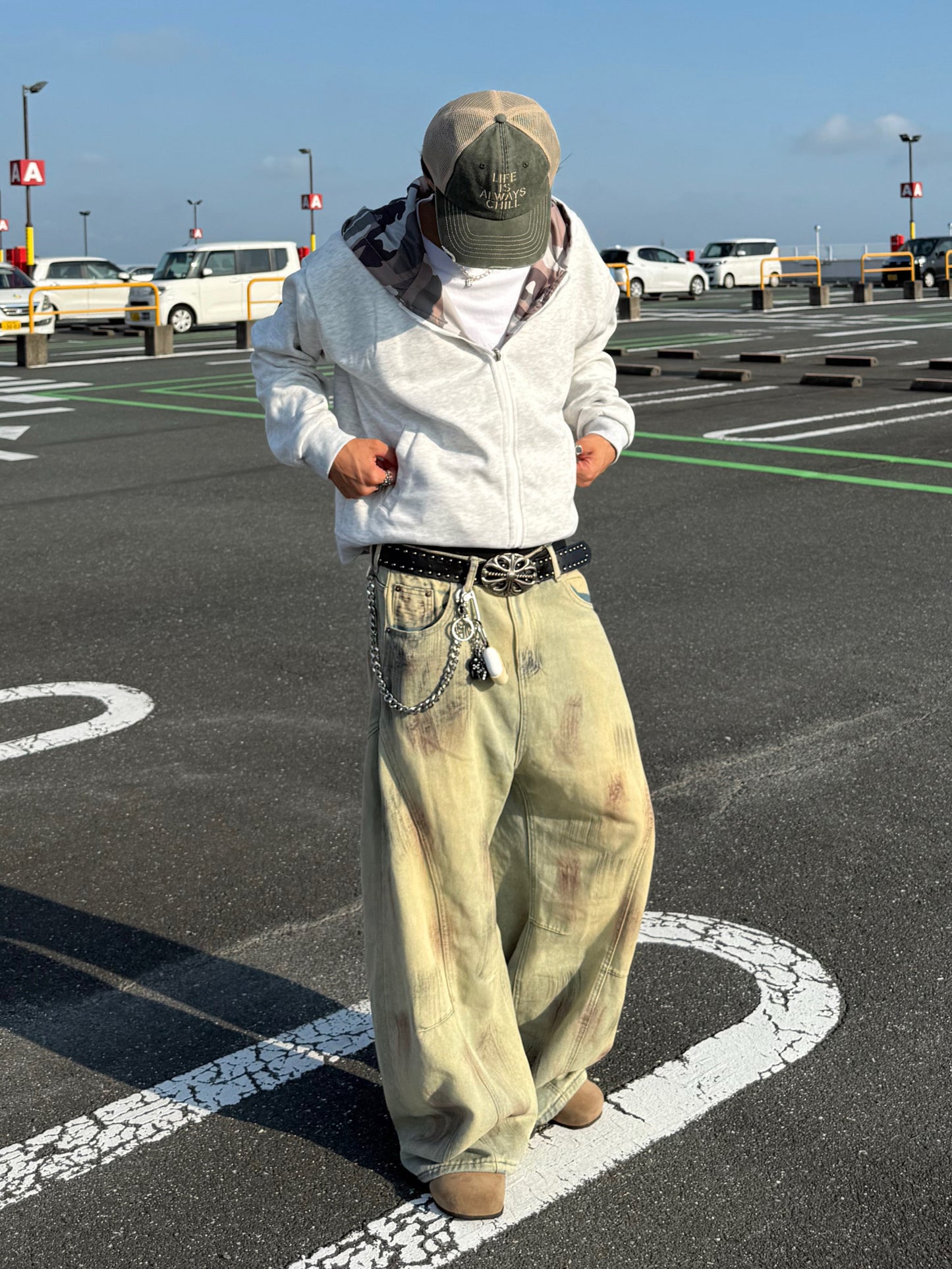 ダメージデザインデニムパンツ DPB90051