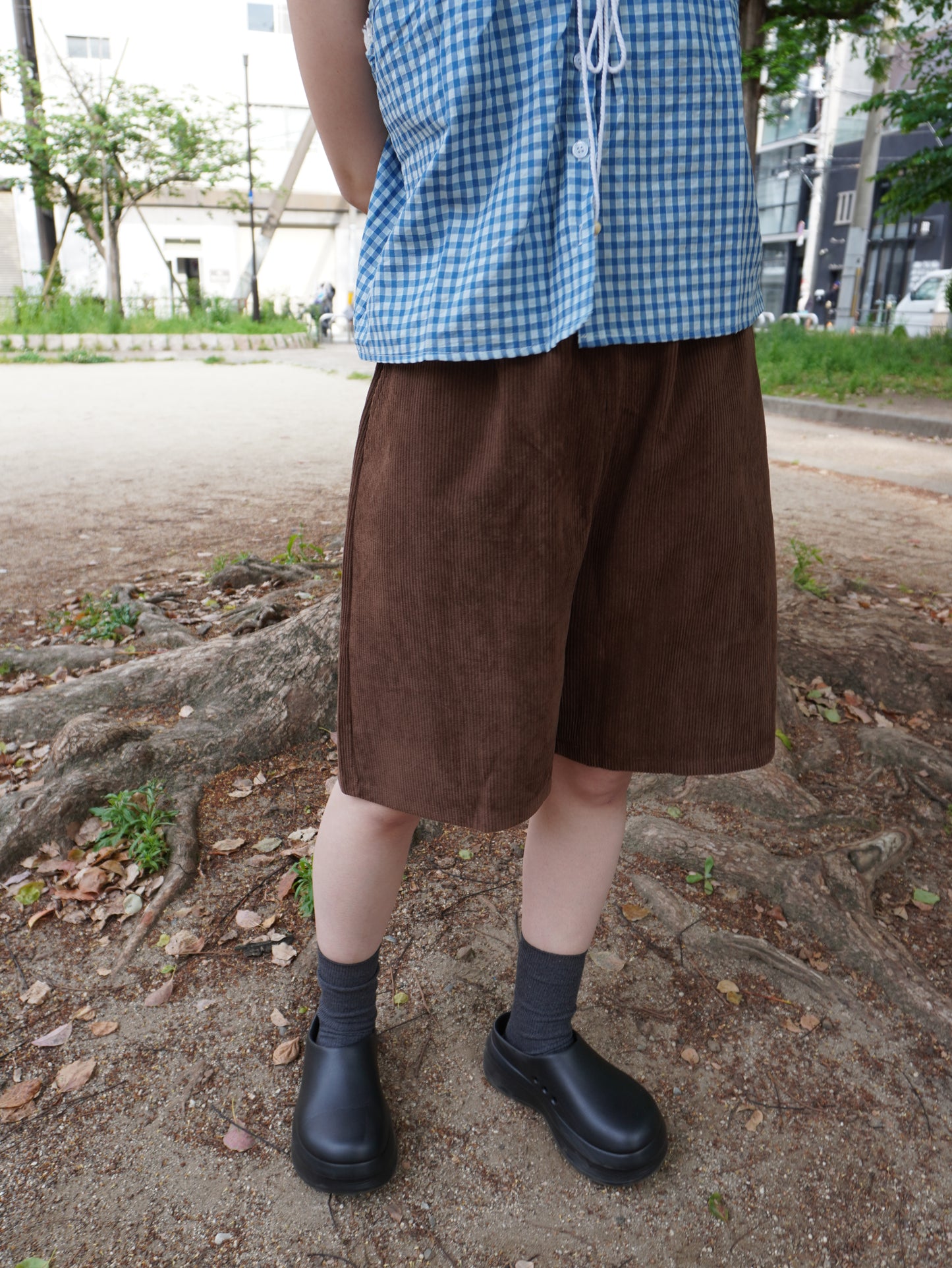 コーデュロイハーフパンツ DPB85158