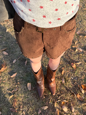 ブラウンショートパンツ DPC01008