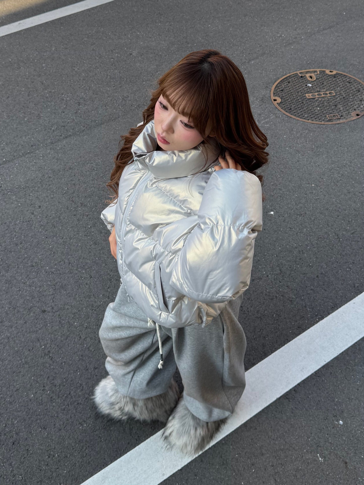 バックハートダウンジャケット DPB86179