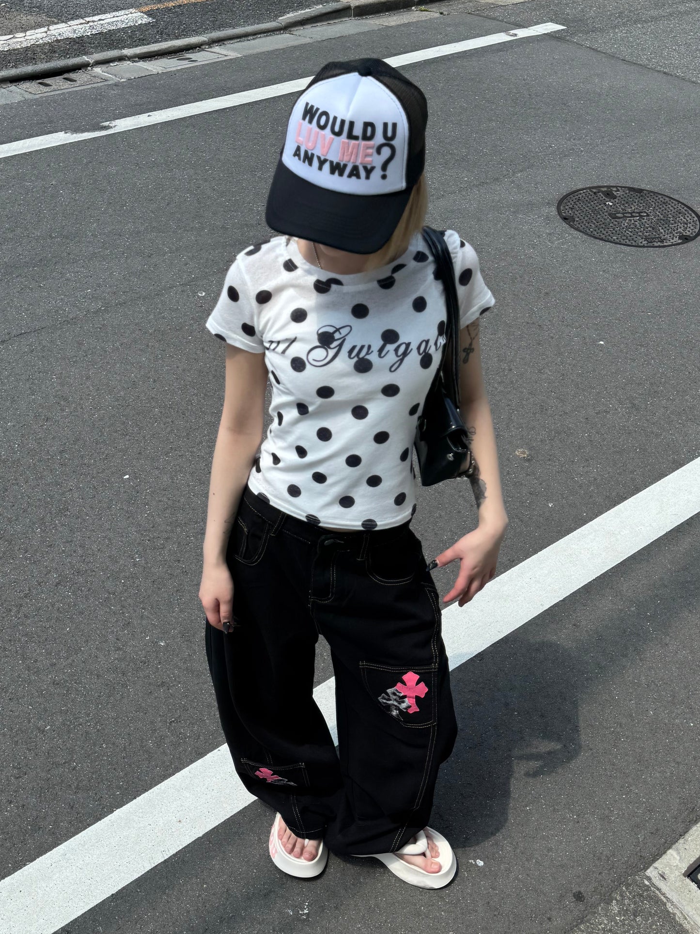 ドットナンバーミニTシャツ DPB86282