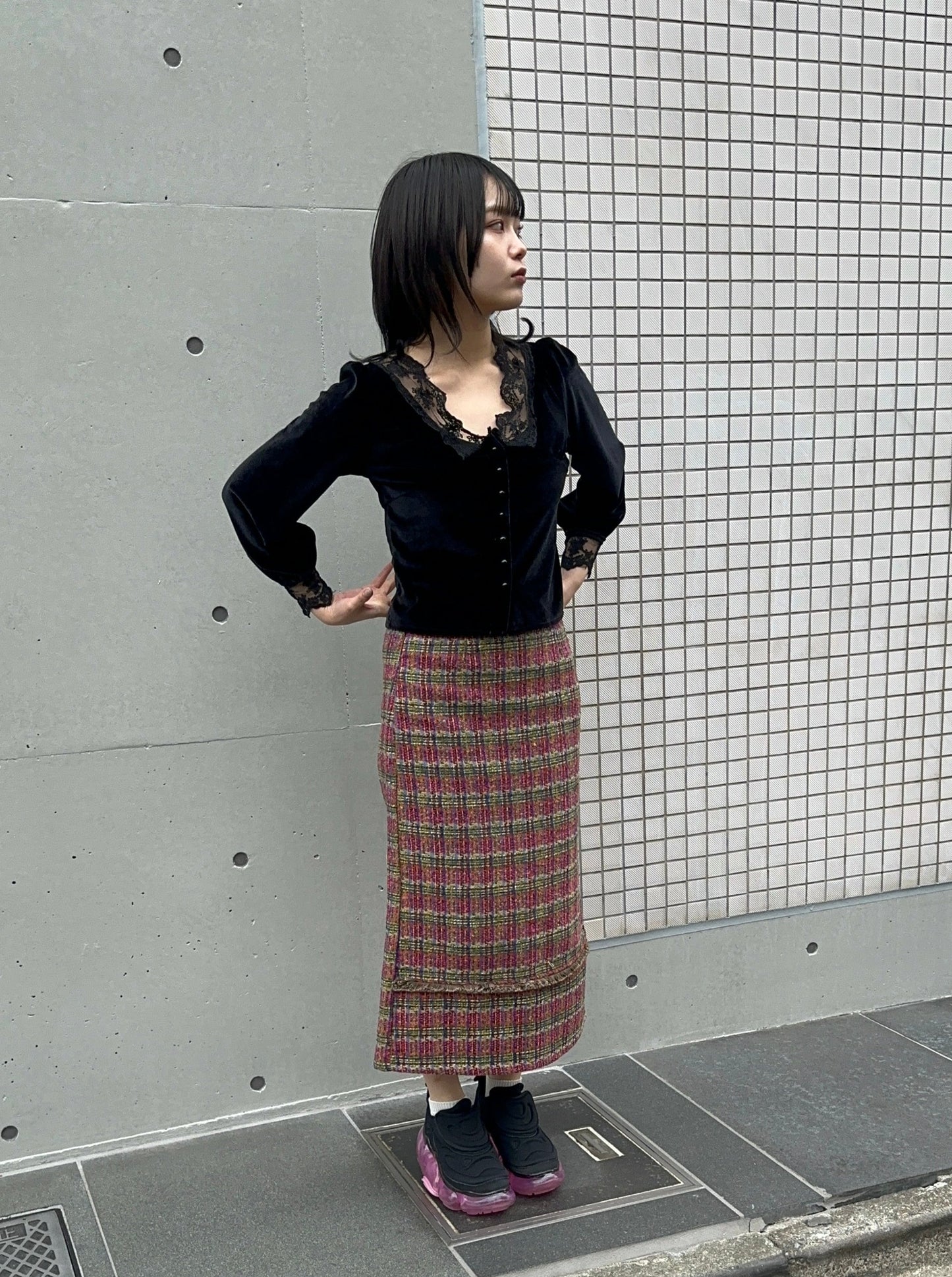ツイードスカート DPA20351
