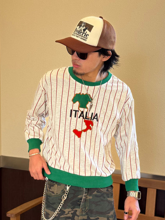 ストライプイタリアスウェット DPB90116