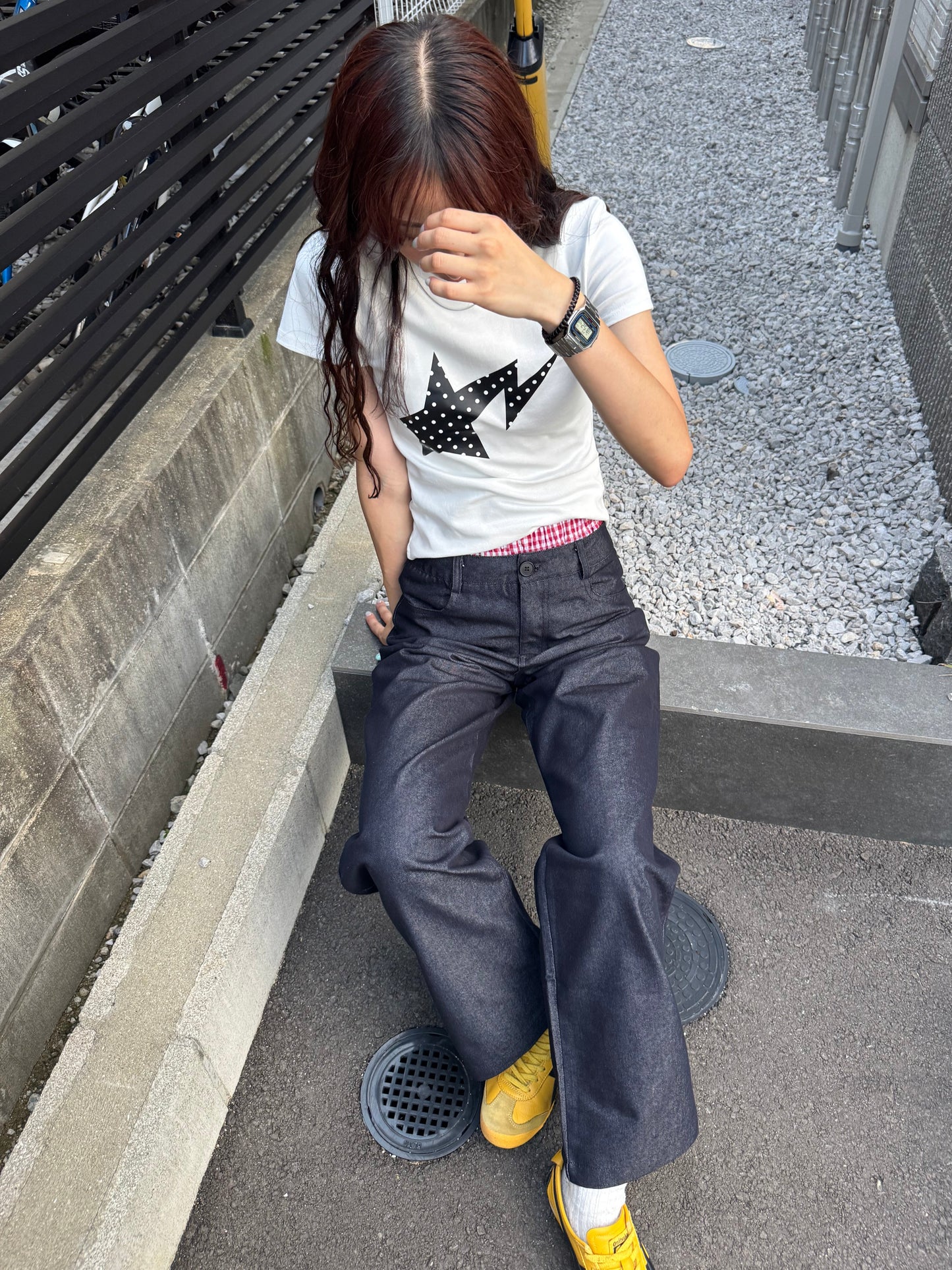 ドット柄スターTシャツ DPC07031
