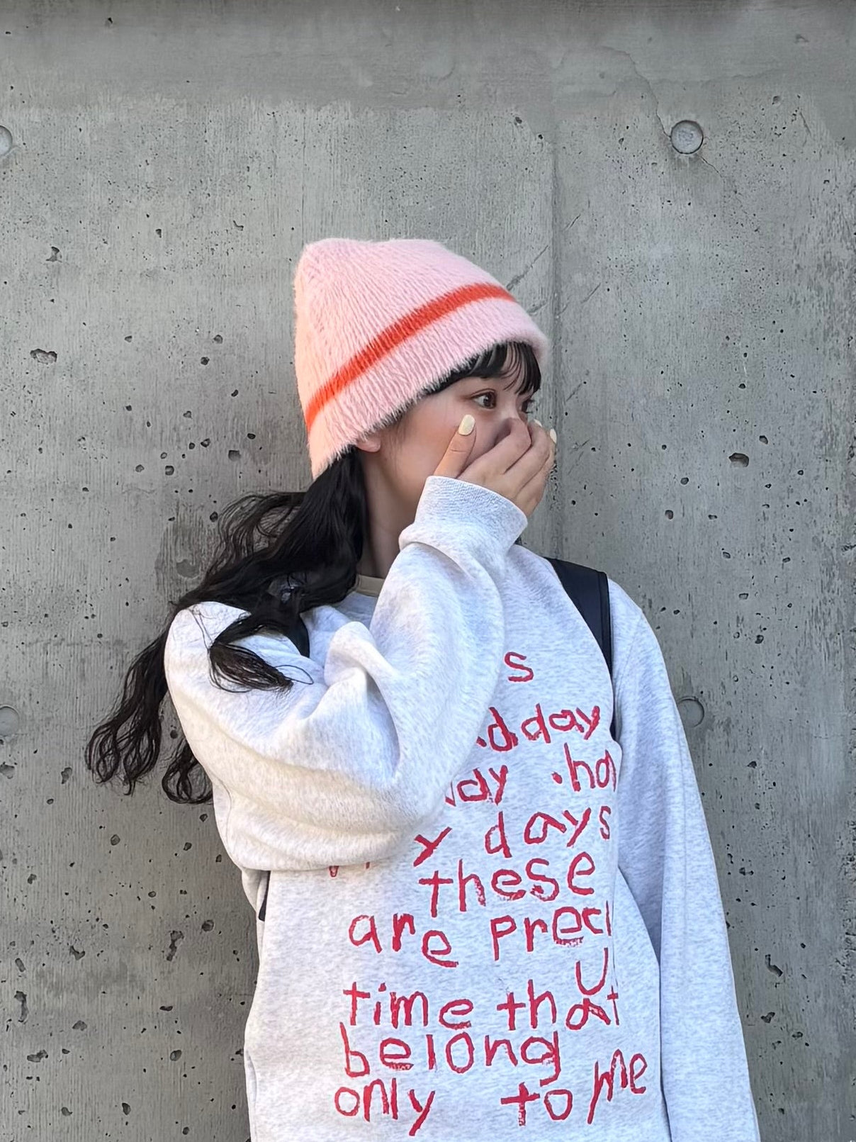 ラインシャギーニット帽 DPB84283