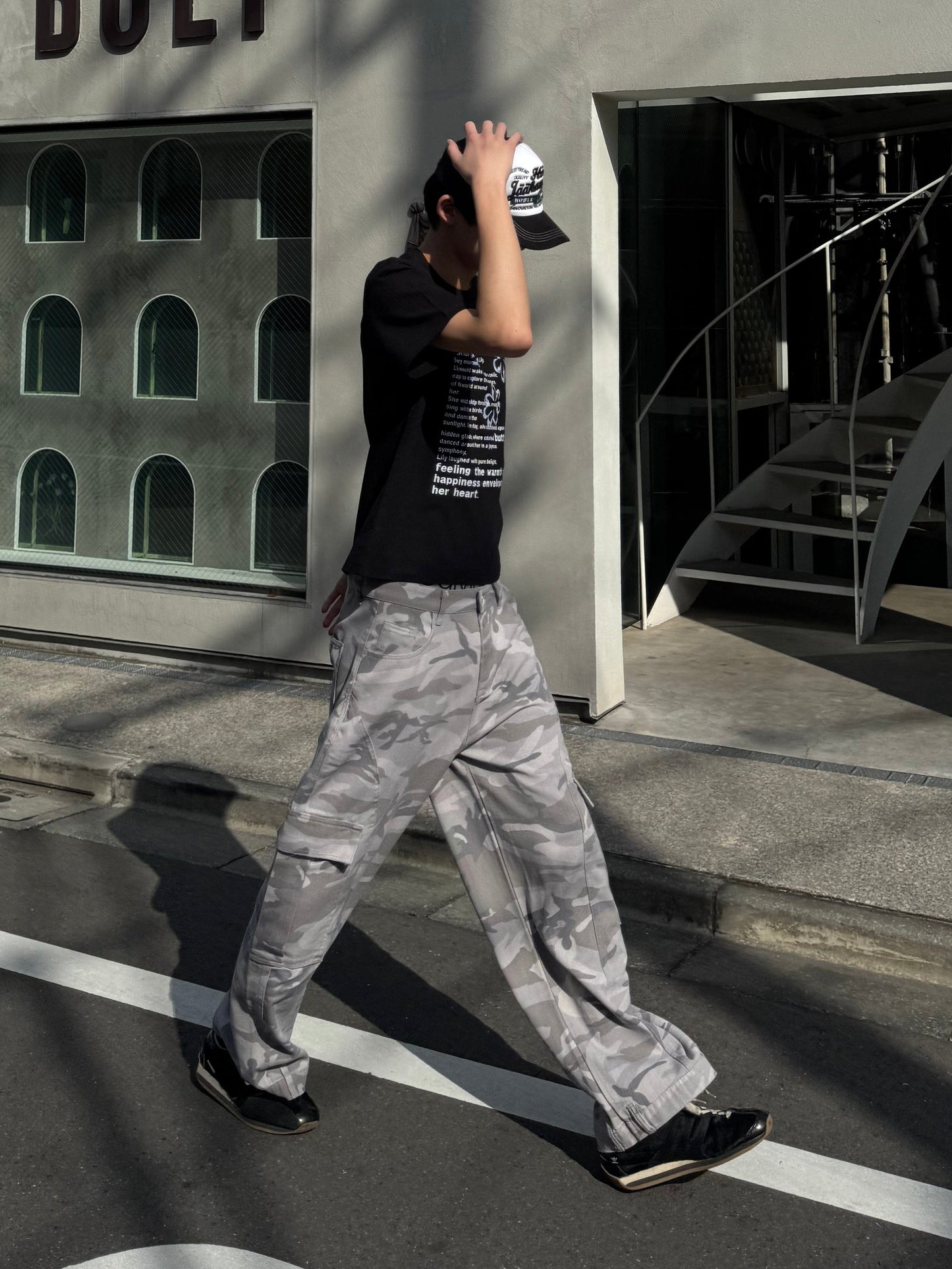 カモフラカーゴボリュームパンツ DPC05027