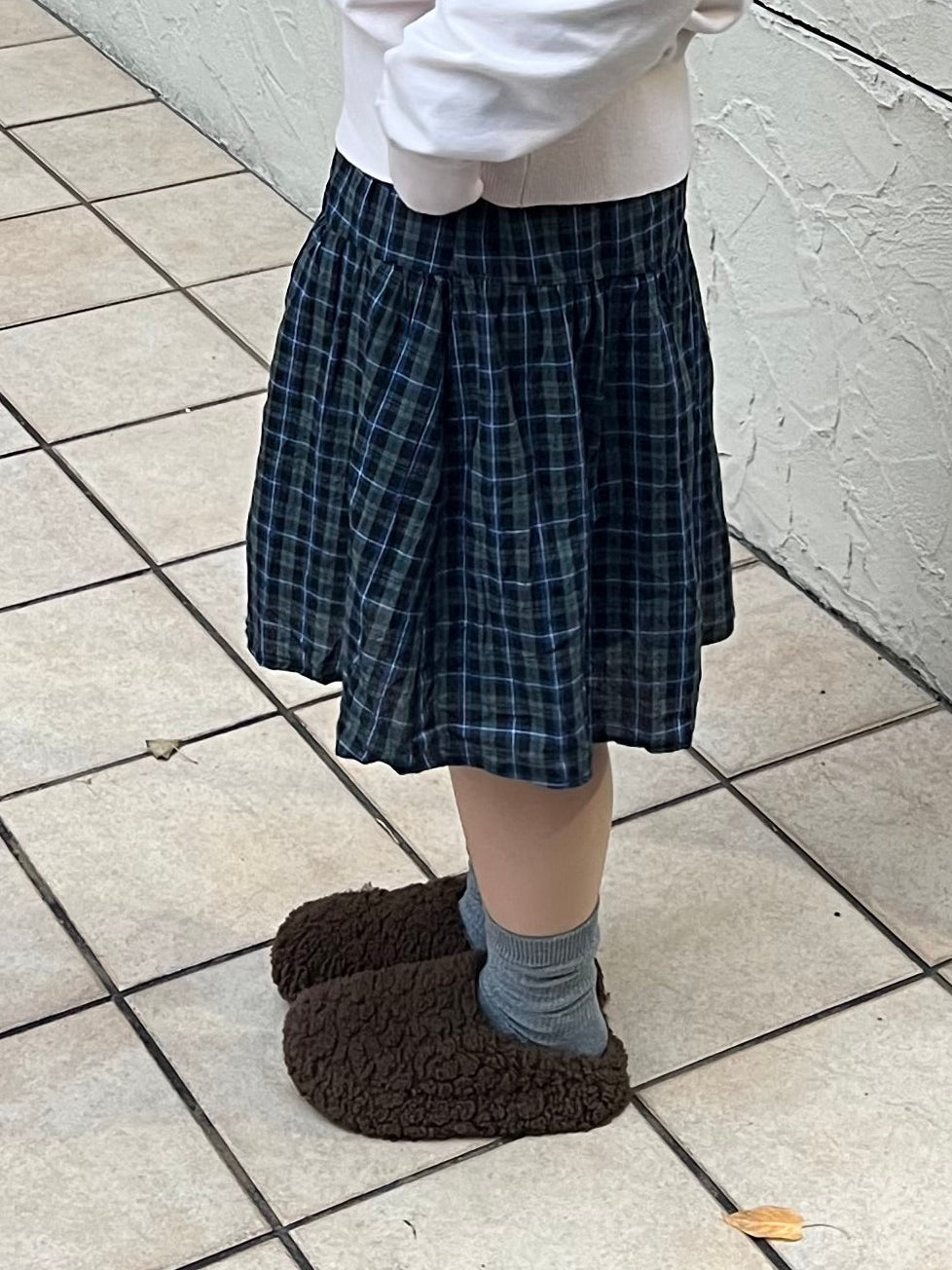 ミディアムチェックスカート DPB97039