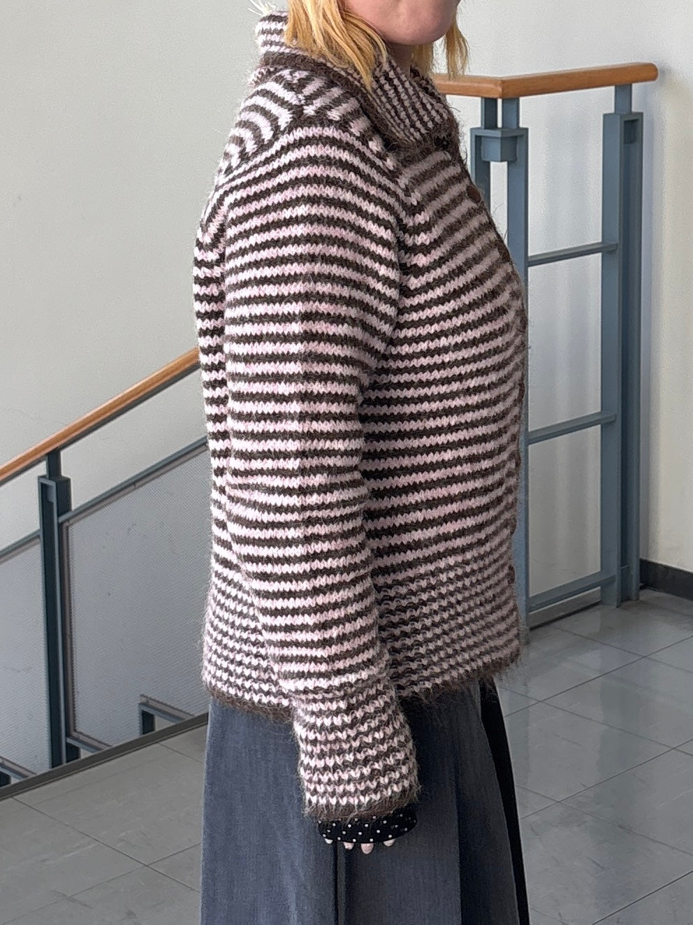 ボーダーネックニット DPB97061