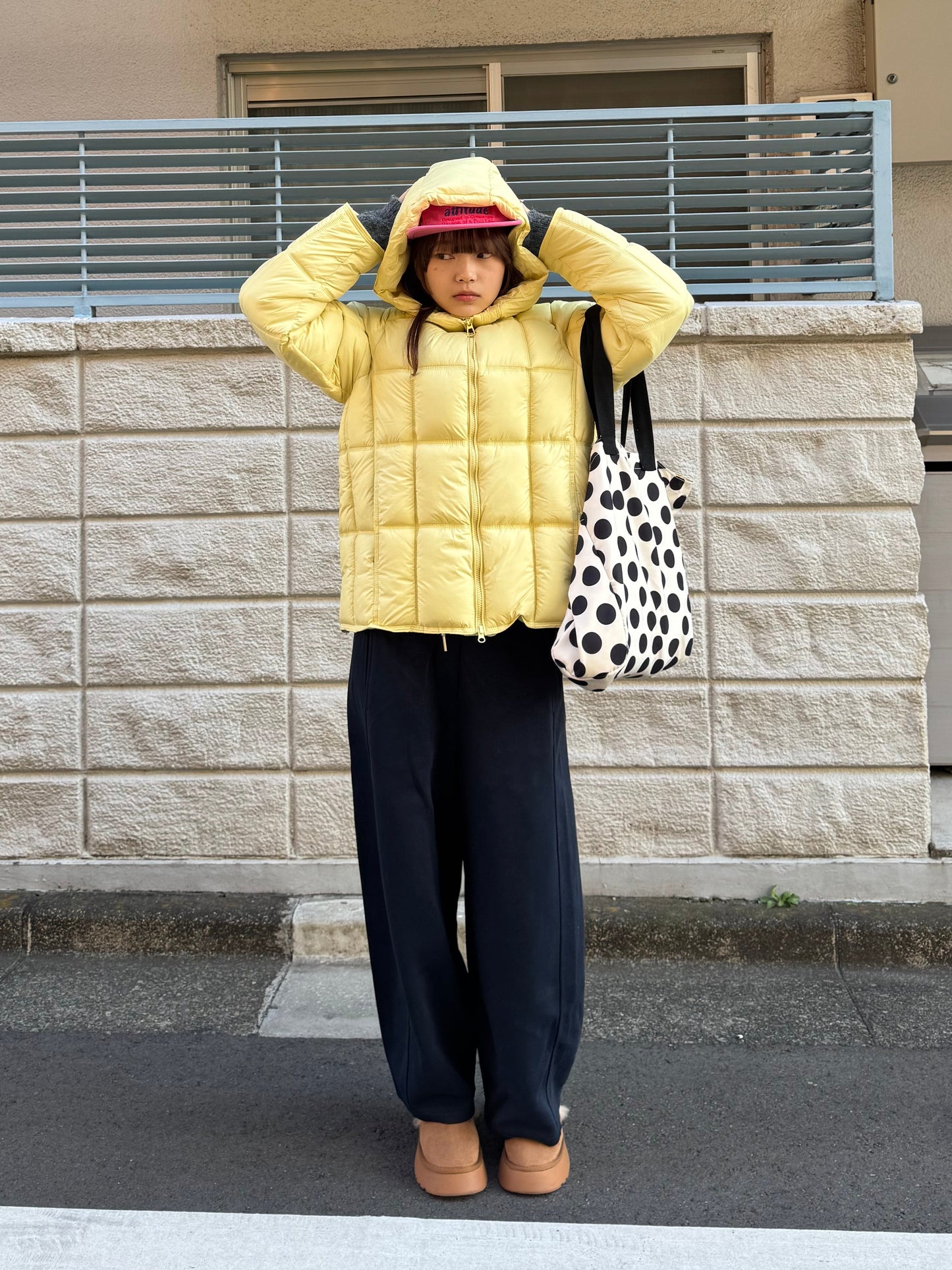 レモンイエロー中綿ジャケット DPB91071