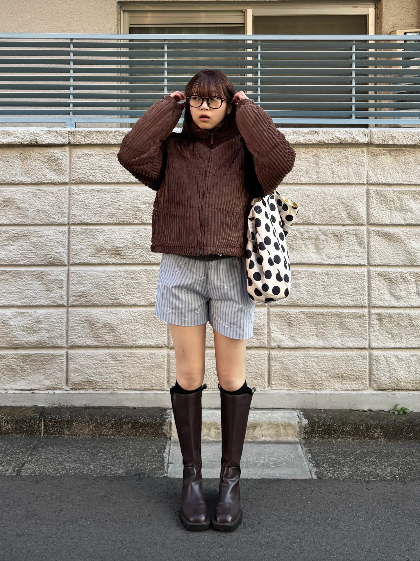 コーデュロイ中綿ジャケット DPB91066