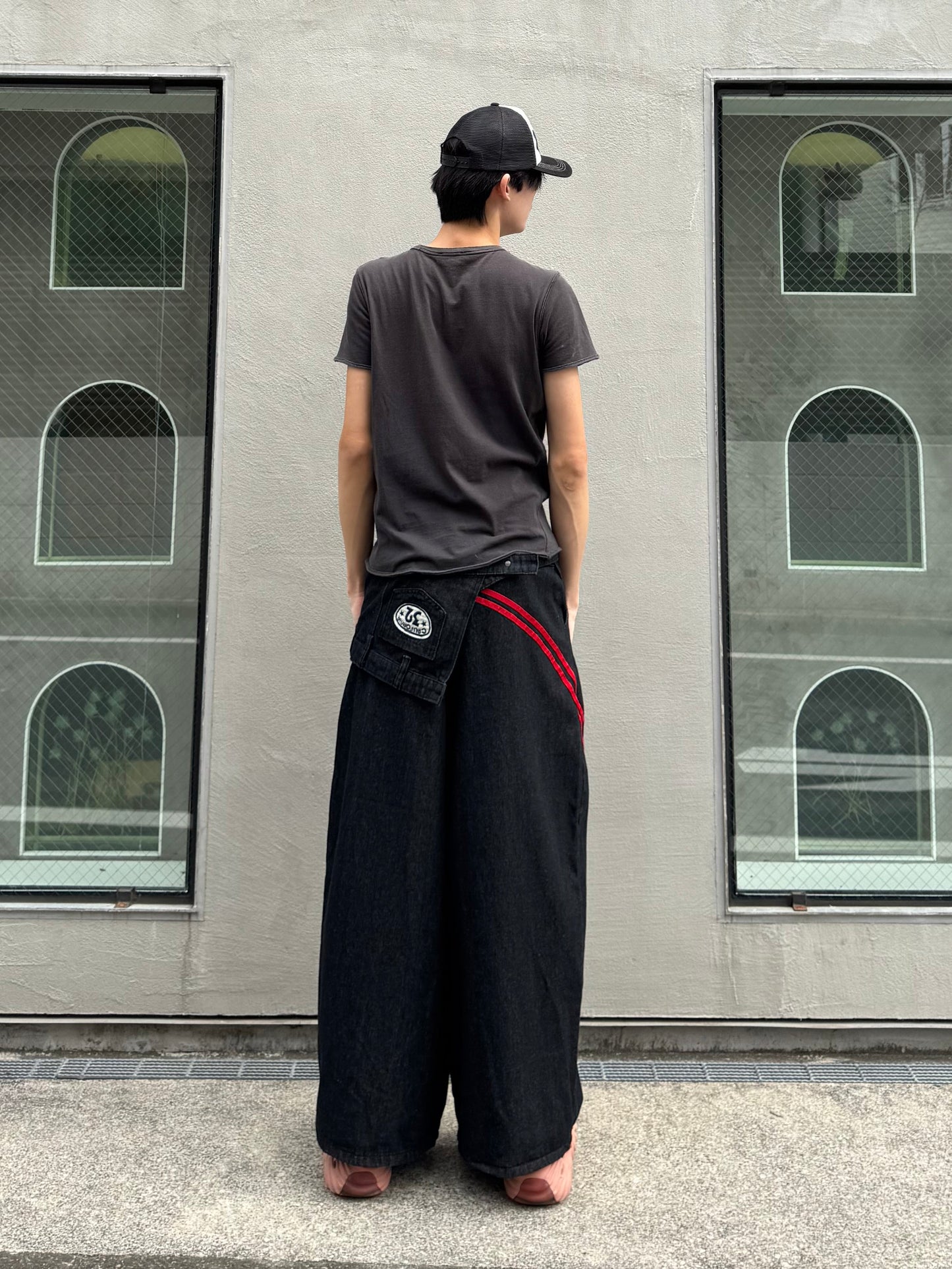 ウエストレイヤードデニムパンツ DPC05035